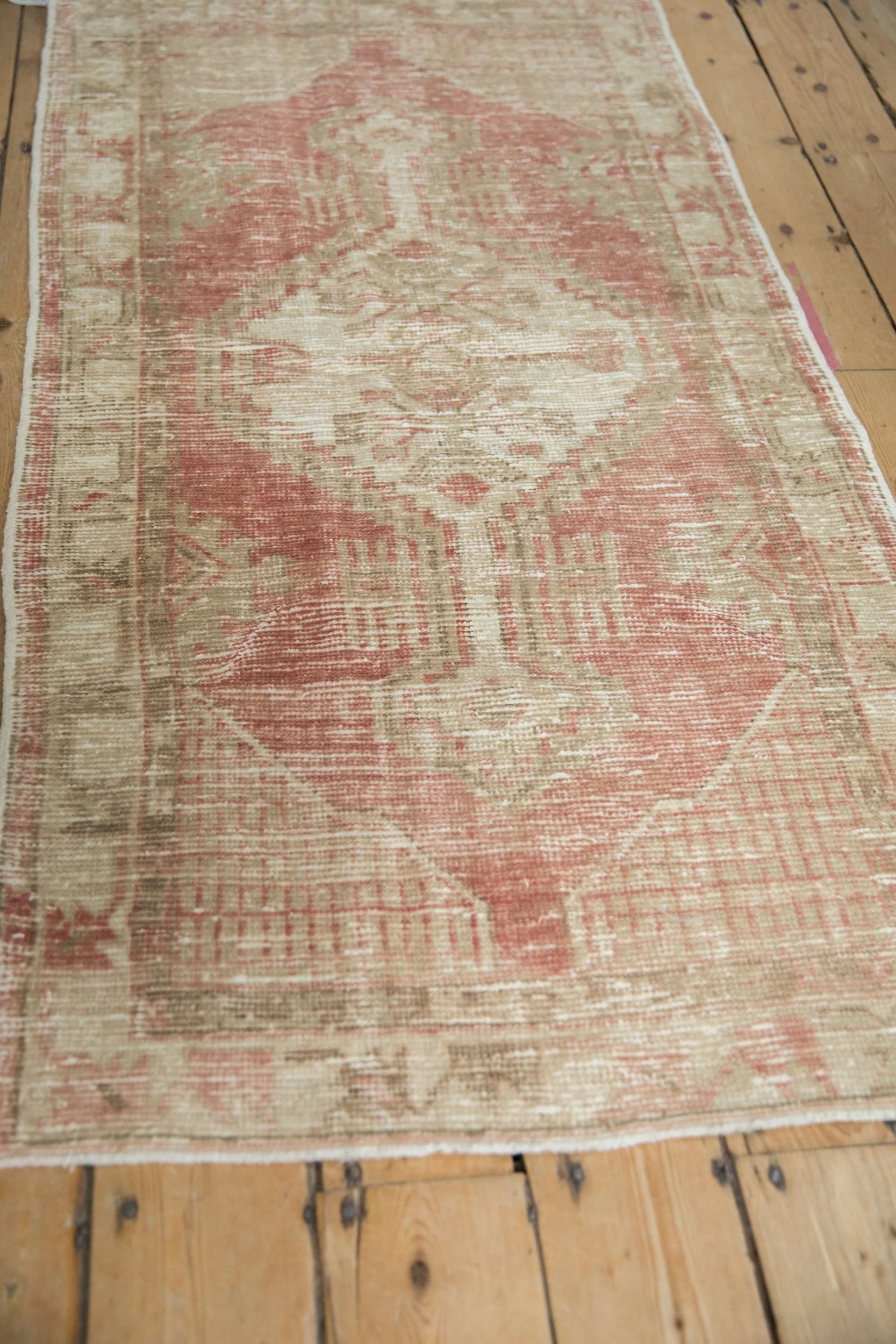 2.5x5.5 Vintage Distressed Oushak Rug Runner - Image 4