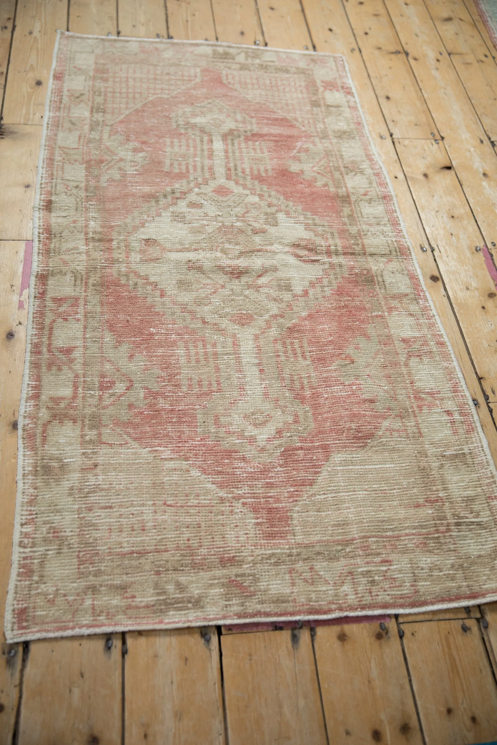 2.5x5.5 Vintage Distressed Oushak Rug Runner - Image 6