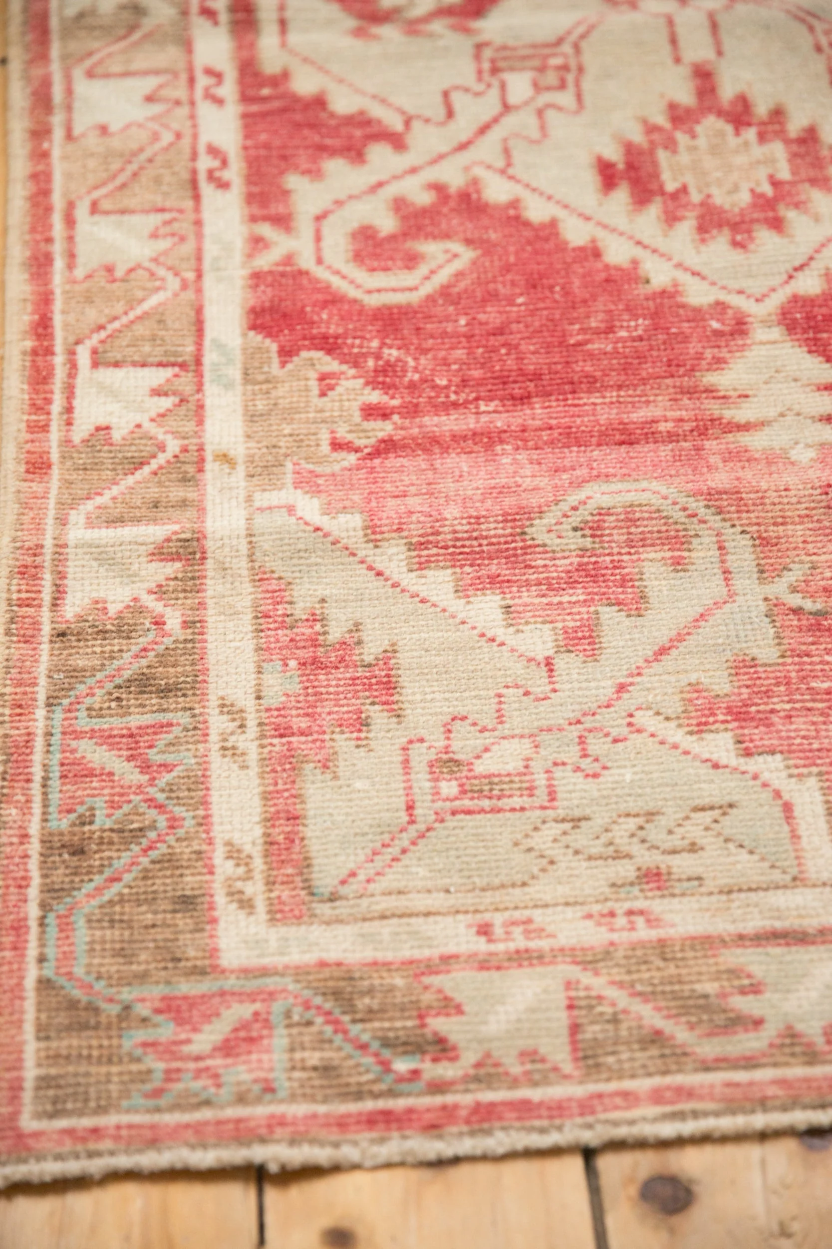 2.5x5.5 Vintage Distressed Oushak Rug Runner - Image 5