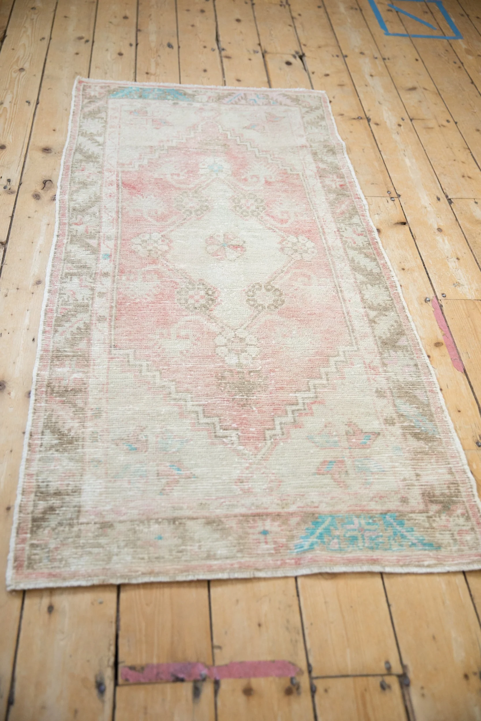 2.5x5.5 Vintage Distressed Oushak Rug Runner - Image 6