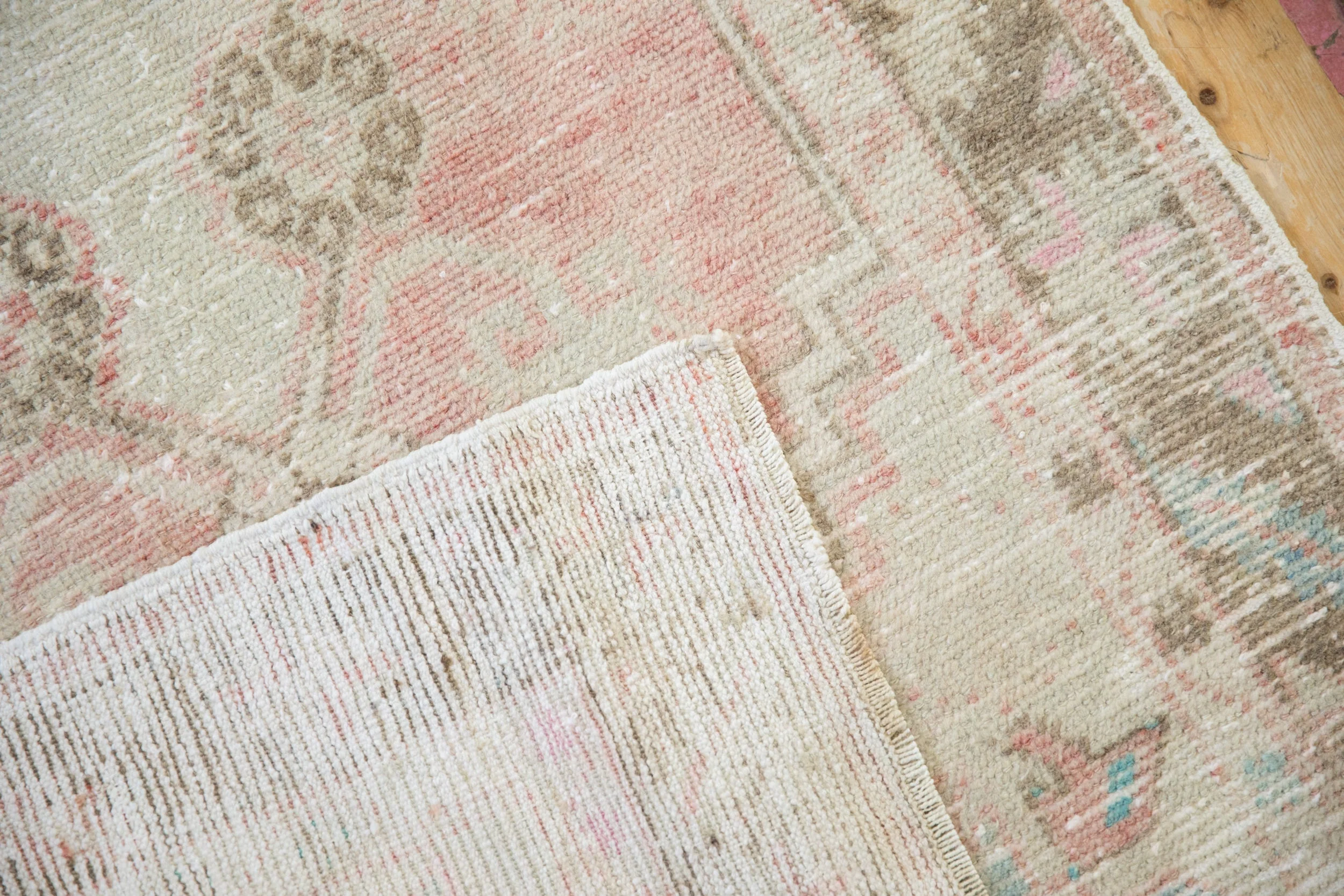 2.5x5.5 Vintage Distressed Oushak Rug Runner - Image 8
