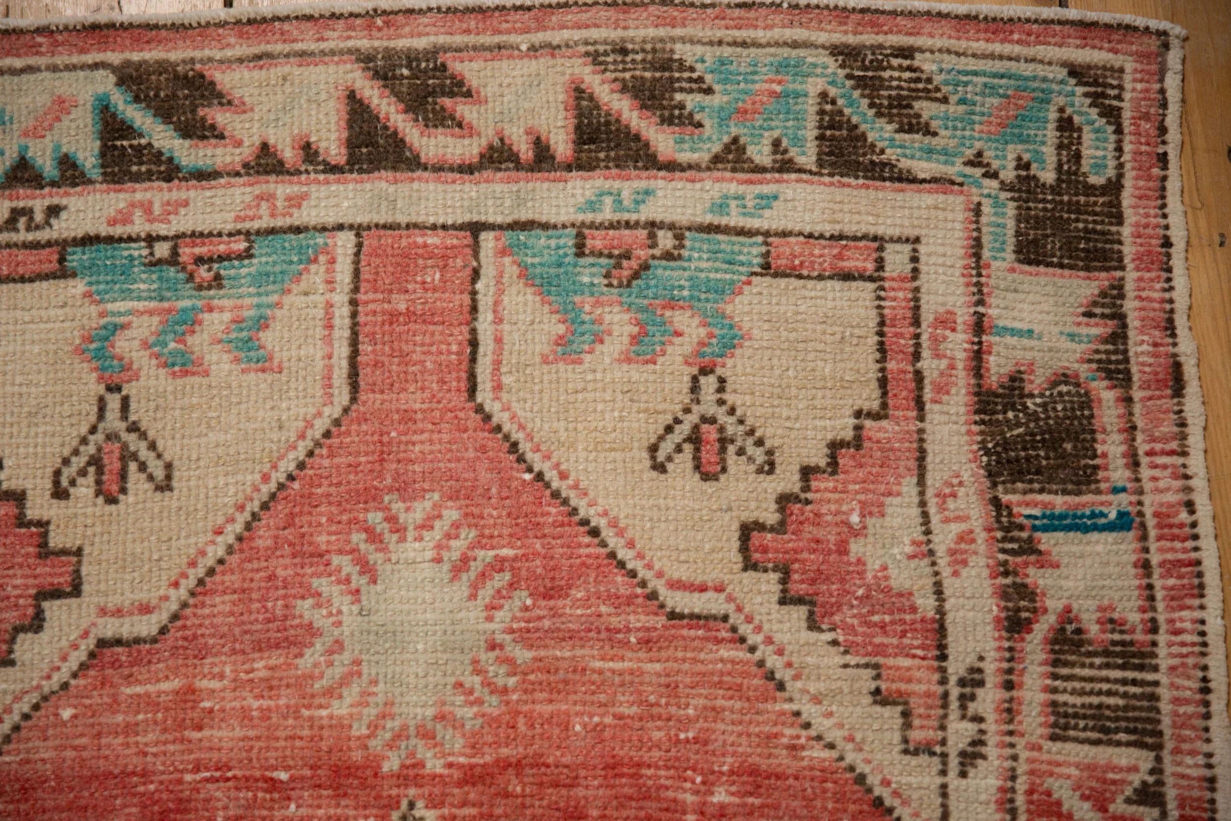 2.5x5.5 Vintage Distressed Oushak Rug Runner - Image 3