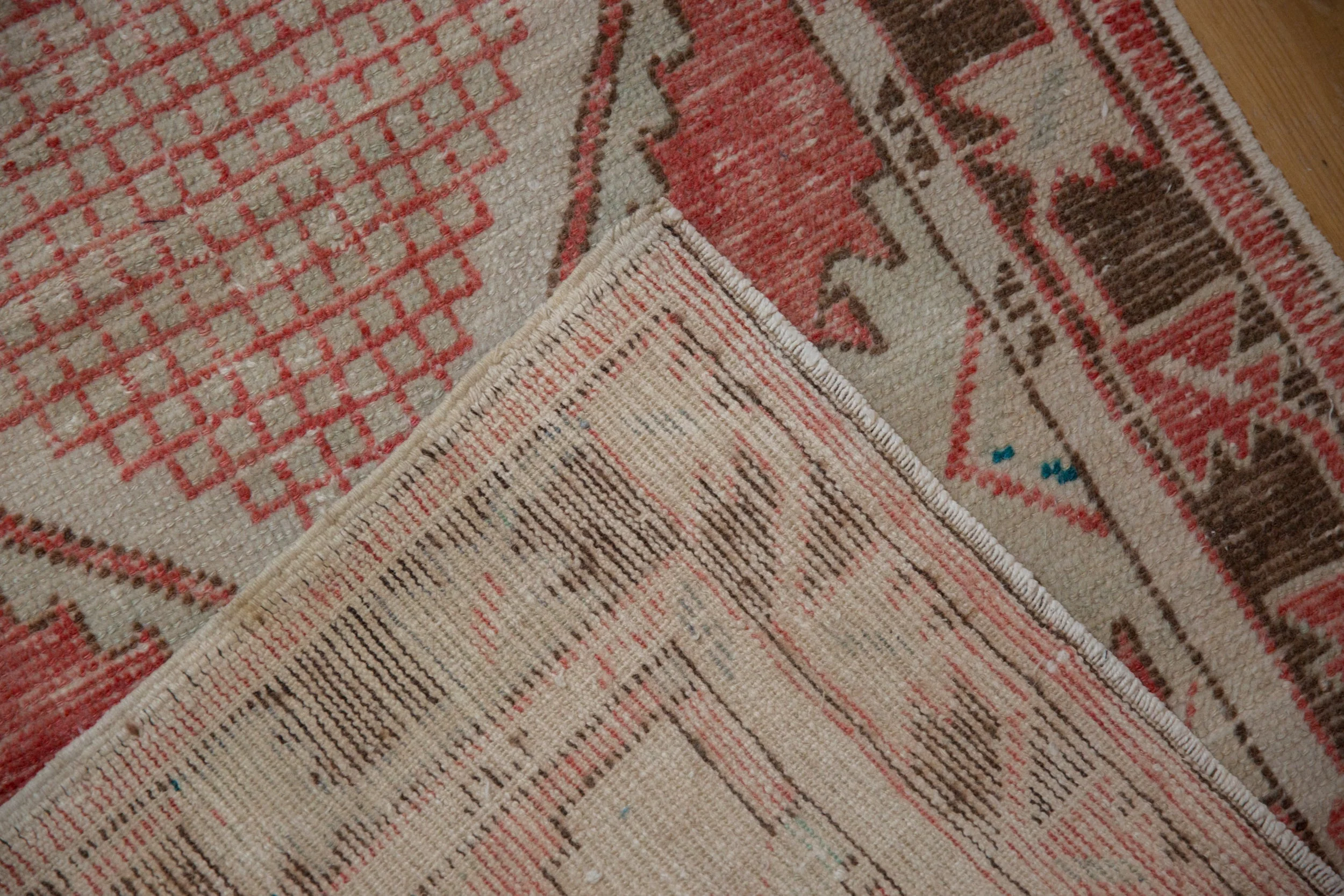 2.5x5.5 Vintage Distressed Oushak Rug Runner - Image 9