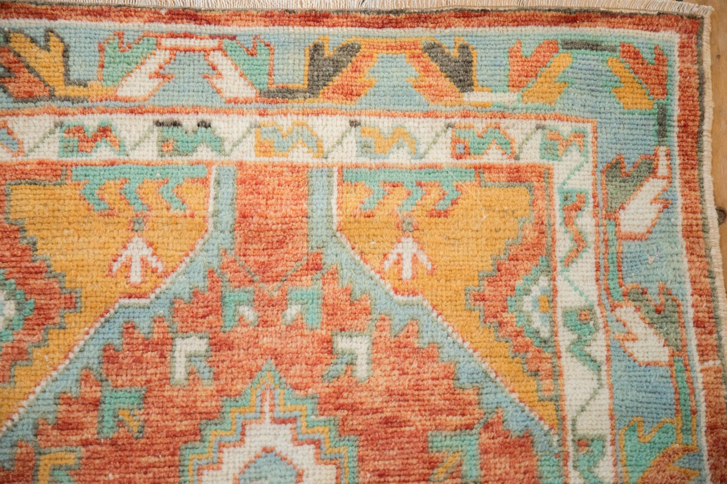 2.5x5.5 Vintage Oushak Rug Runner - Image 4
