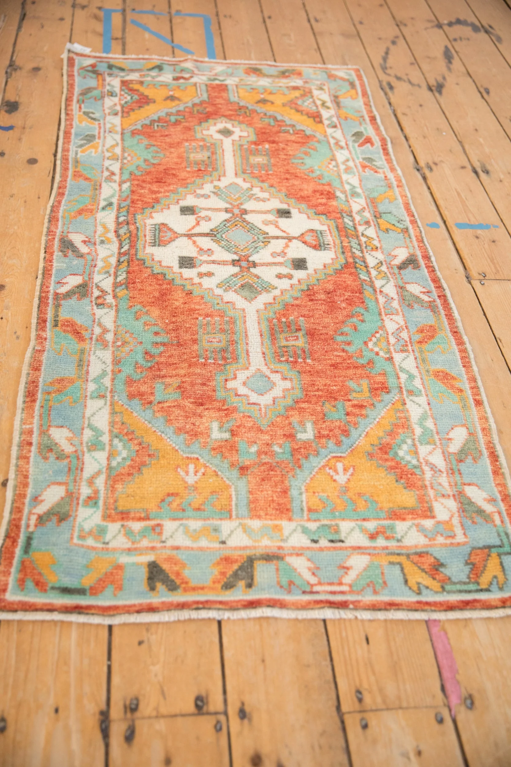 2.5x5.5 Vintage Oushak Rug Runner - Image 5