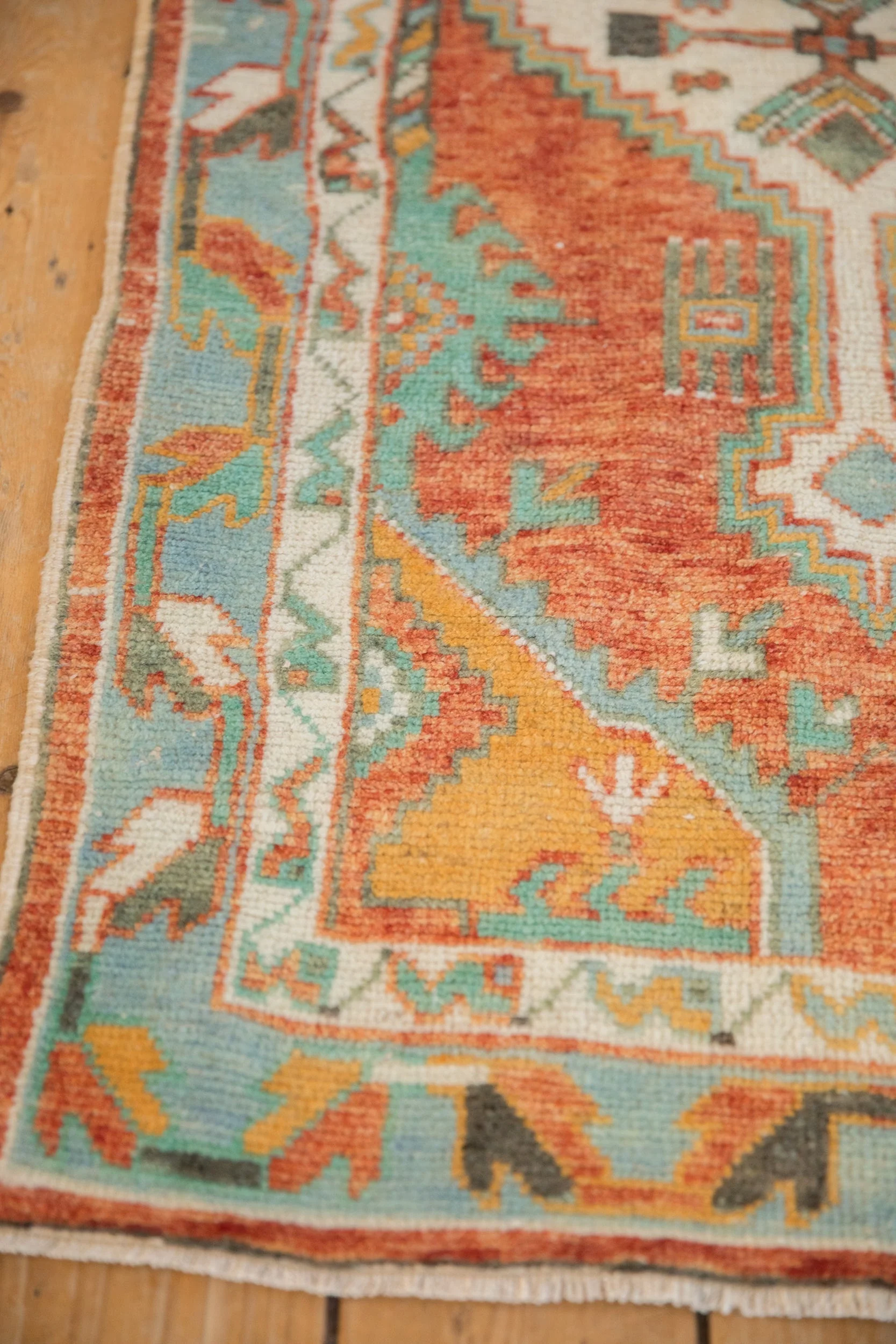 2.5x5.5 Vintage Oushak Rug Runner - Image 6