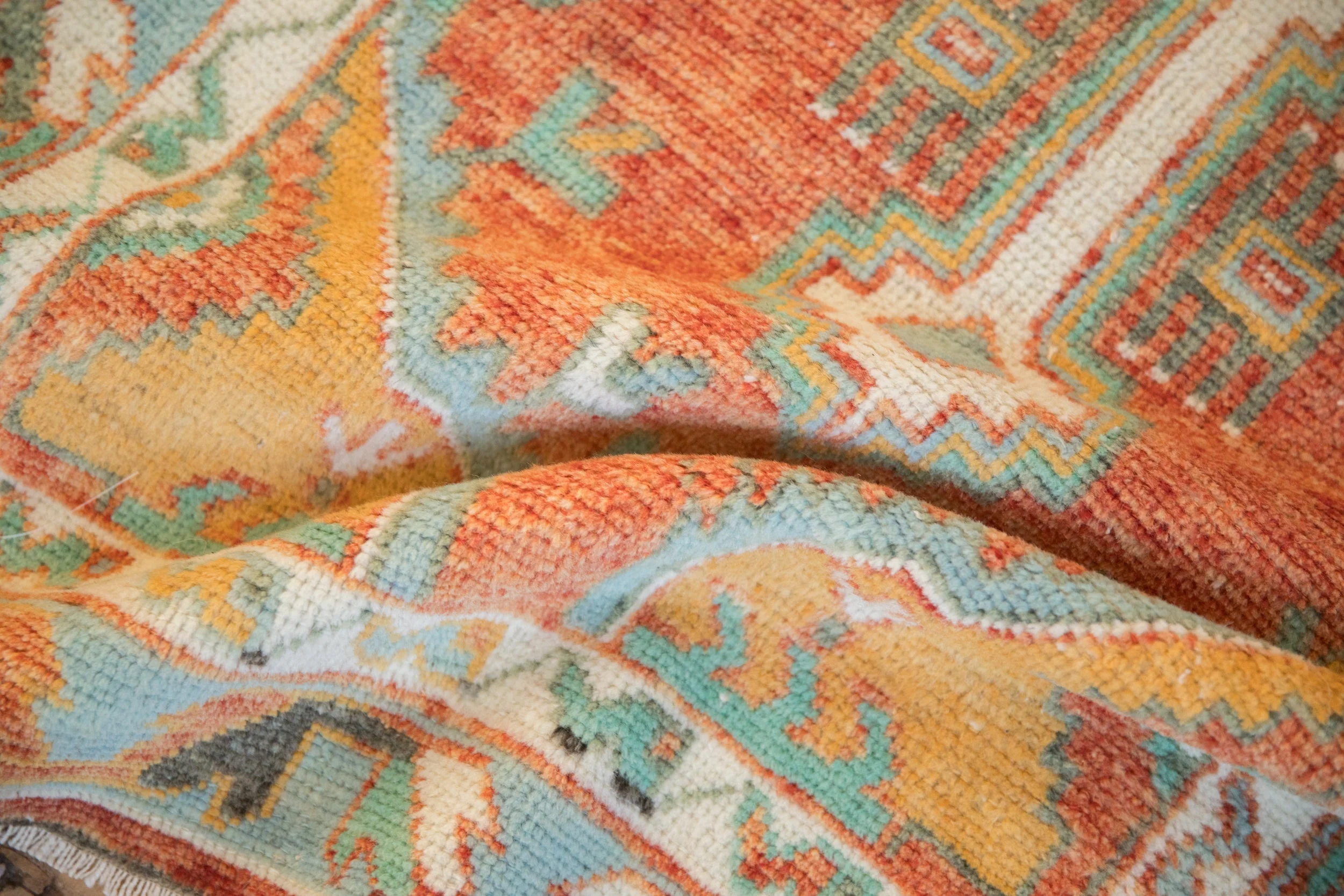 2.5x5.5 Vintage Oushak Rug Runner - Image 9