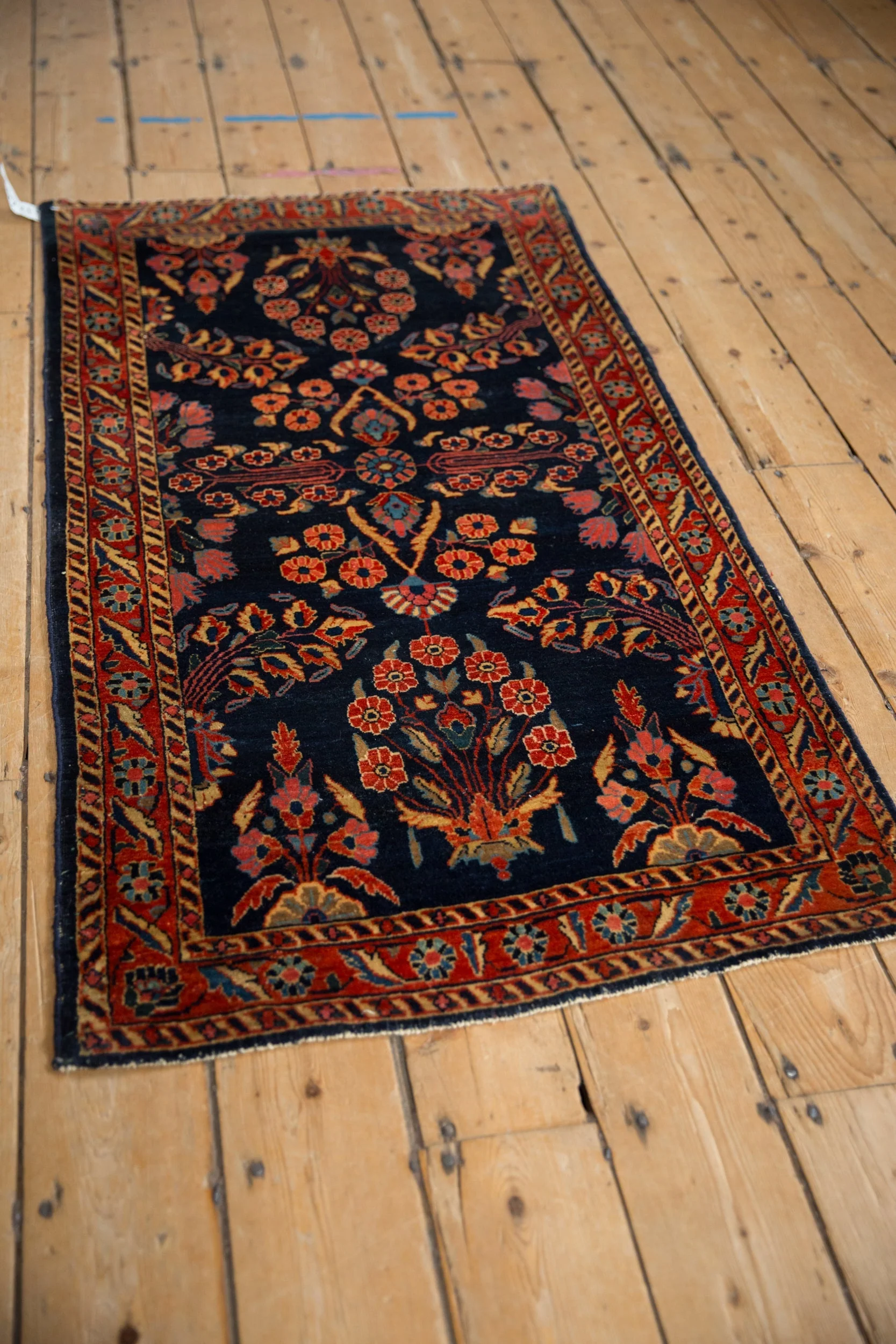 2.5x5 Antique Mohajeran Sarouk Rug Runner - Image 4
