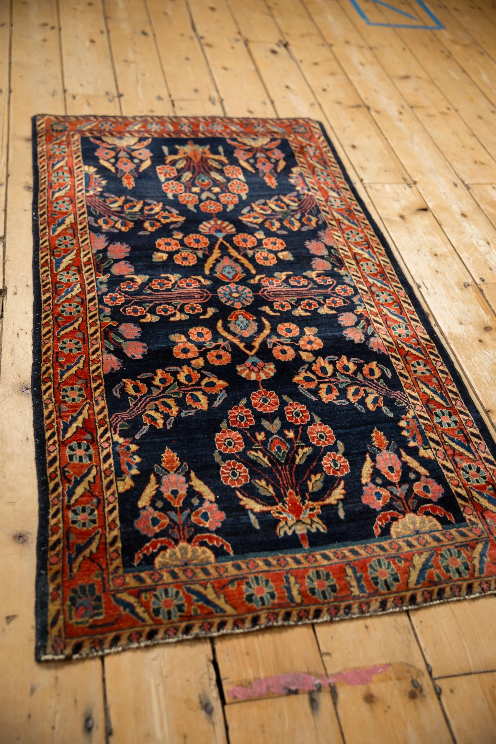2.5x5 Antique Mohajeran Sarouk Rug Runner - Image 8