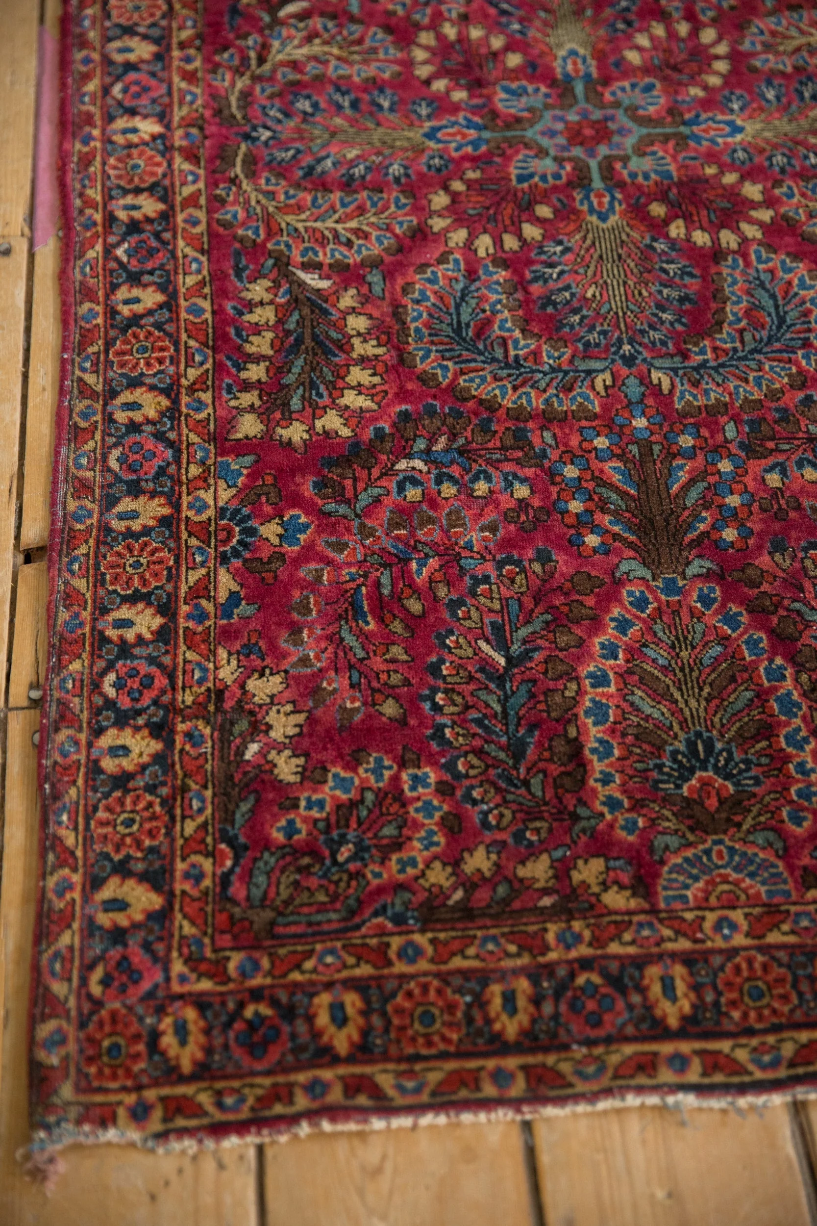 2.5x5 Vintage American Sarouk Rug Runner - Image 4