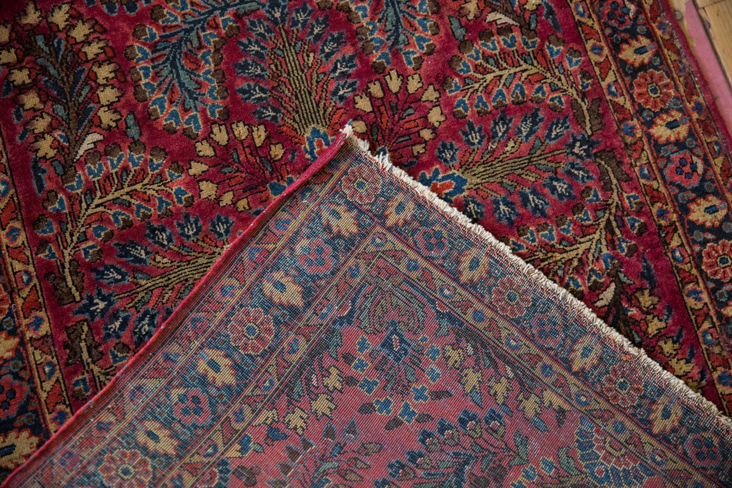 2.5x5 Vintage American Sarouk Rug Runner - Image 8