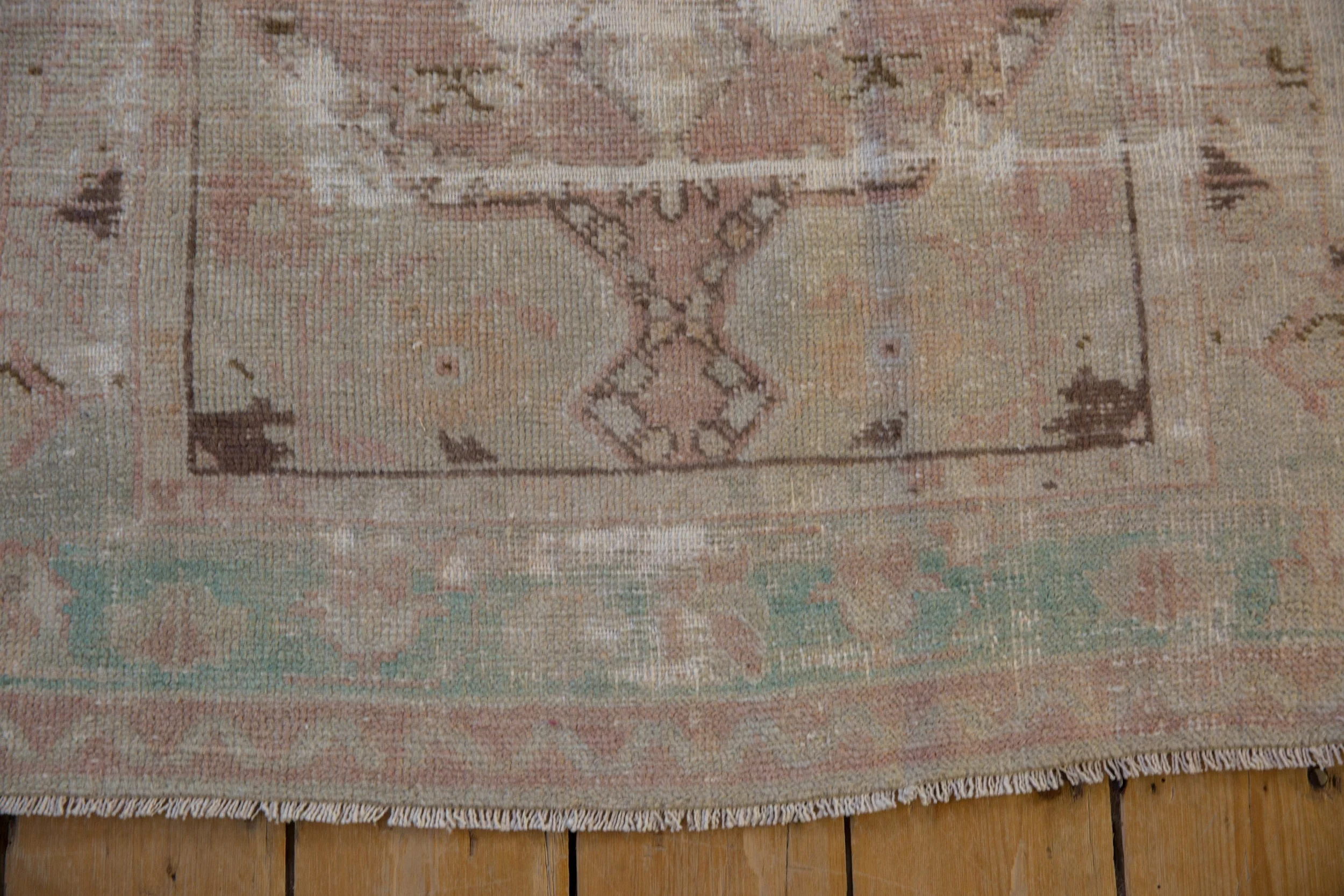 2.5x5 Vintage Distressed Oushak Rug Runner - Image 8