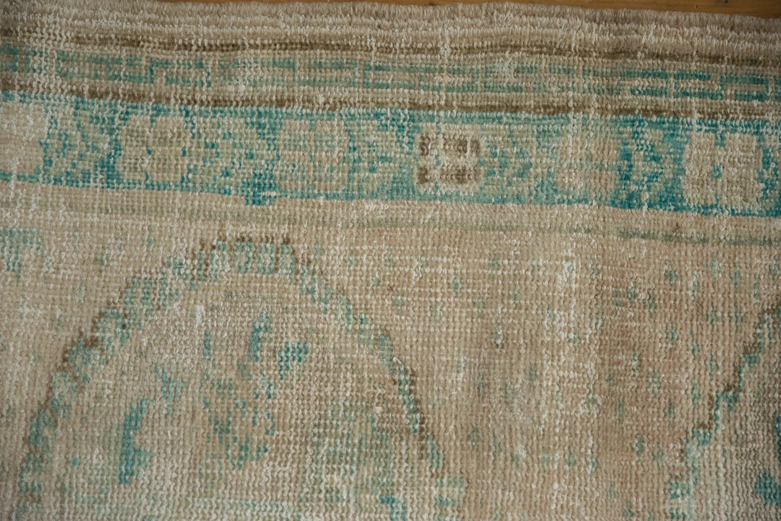 2.5x5 Vintage Distressed Oushak Rug Runner - Image 3