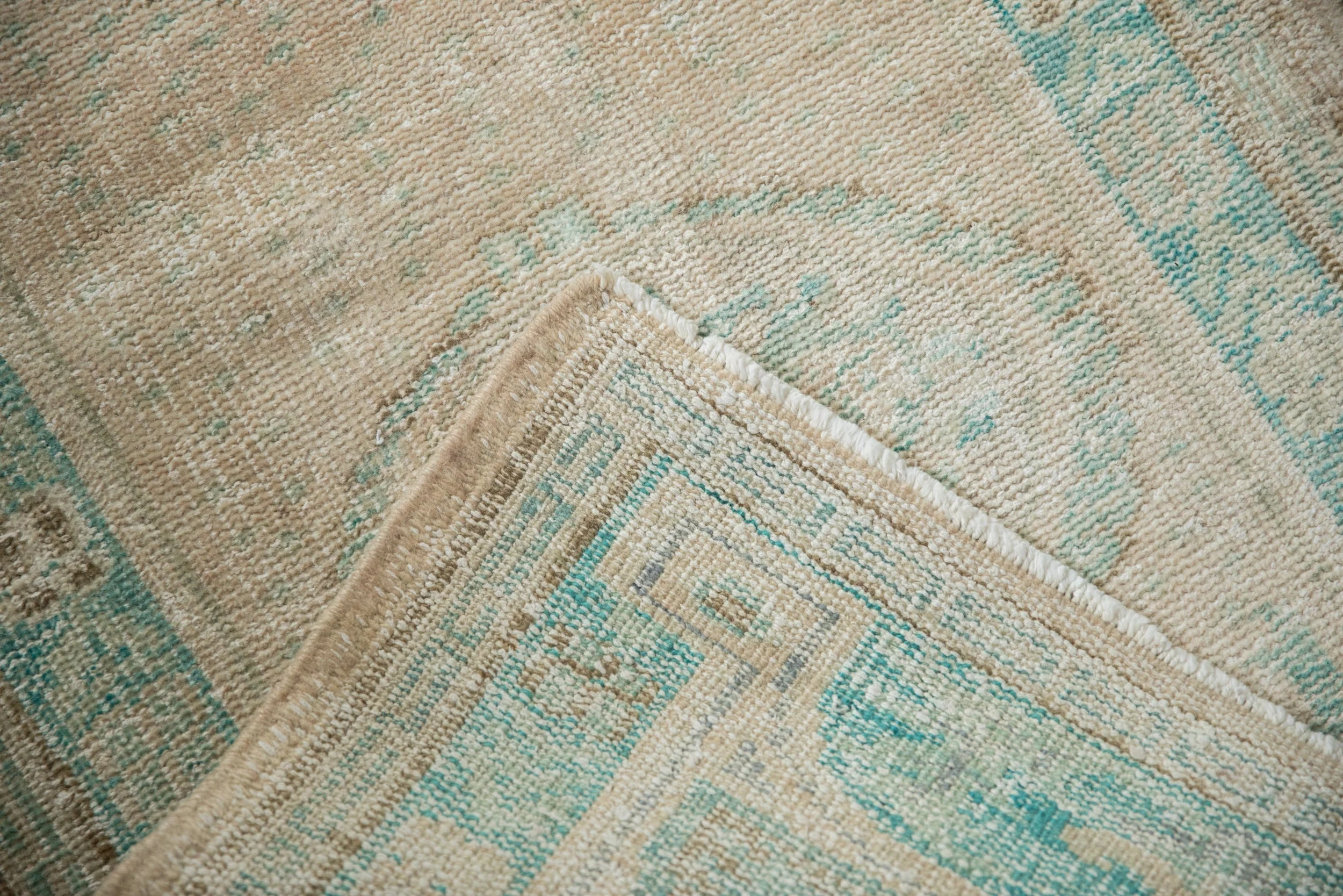 2.5x5 Vintage Distressed Oushak Rug Runner - Image 7