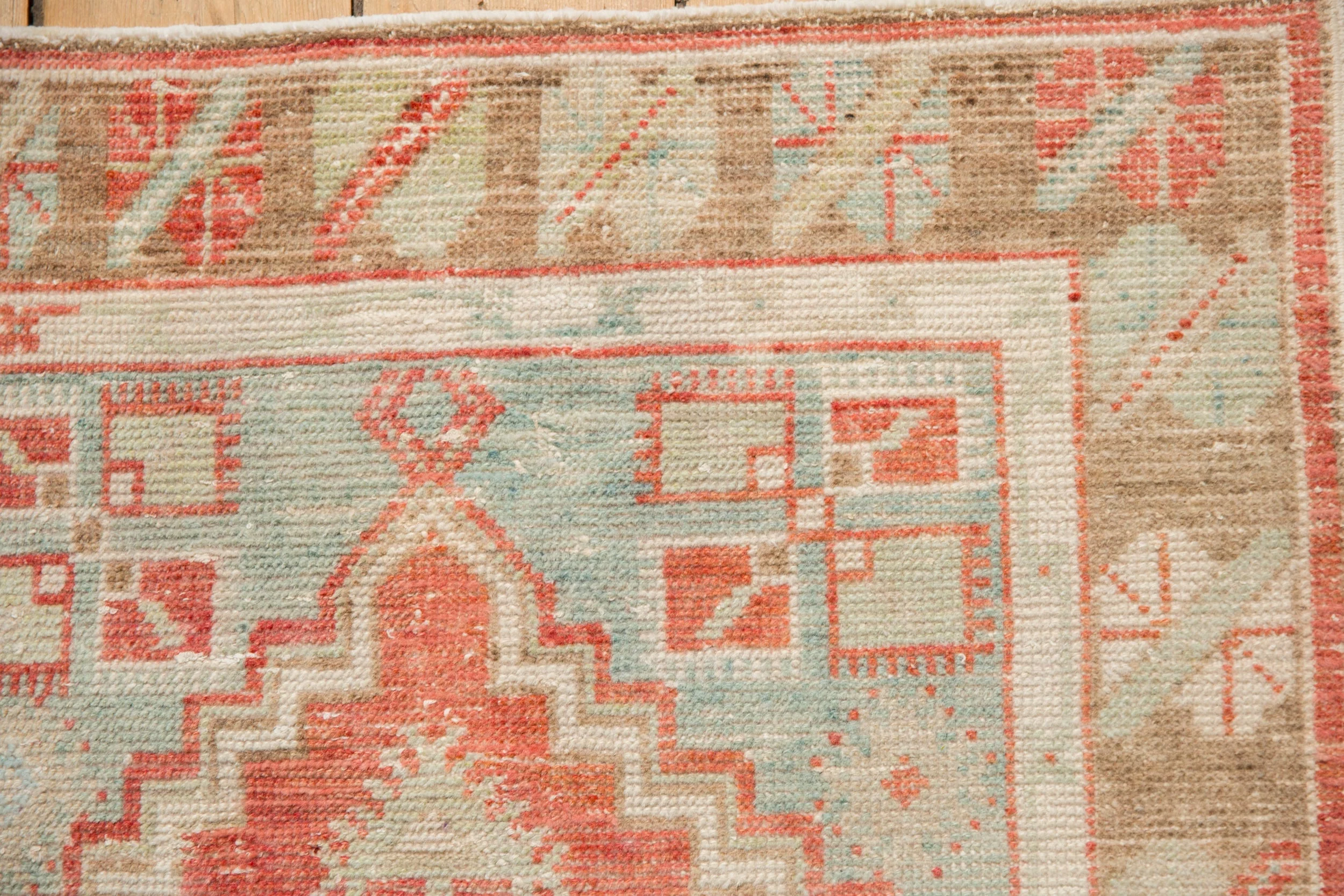 2.5x5 Vintage Distressed Oushak Rug Runner - Image 3