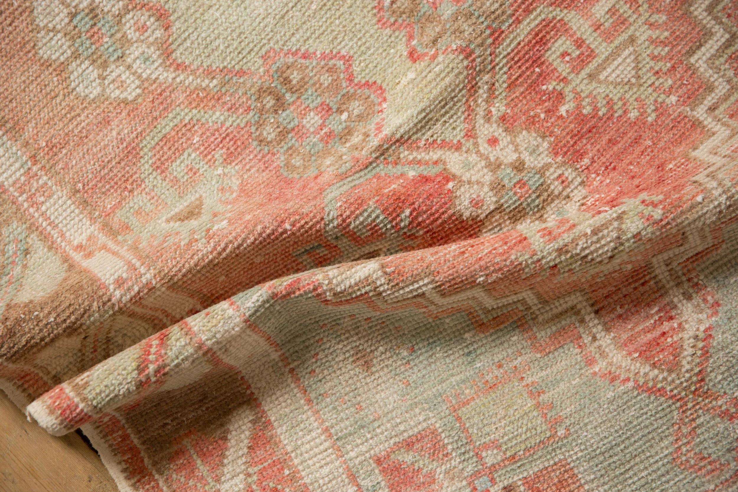 2.5x5 Vintage Distressed Oushak Rug Runner - Image 8