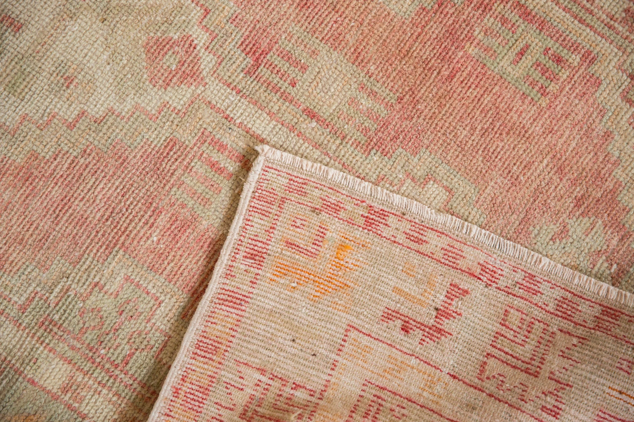 2.5x5 Vintage Distressed Oushak Rug Runner - Image 10