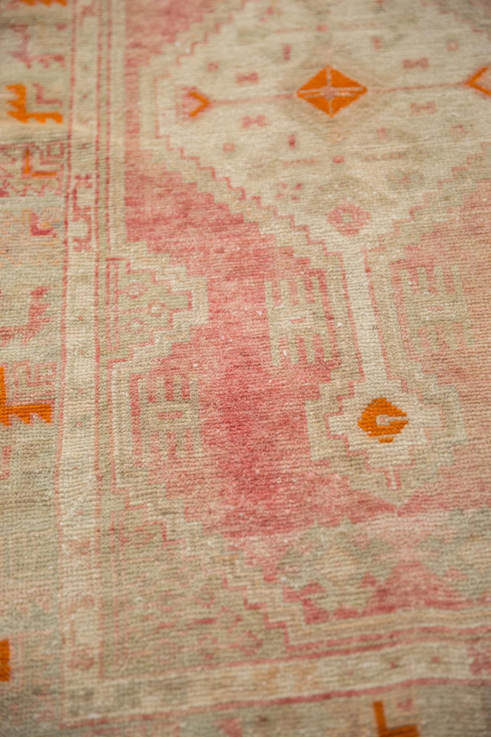 2.5x5 Vintage Distressed Oushak Rug Runner - Image 5