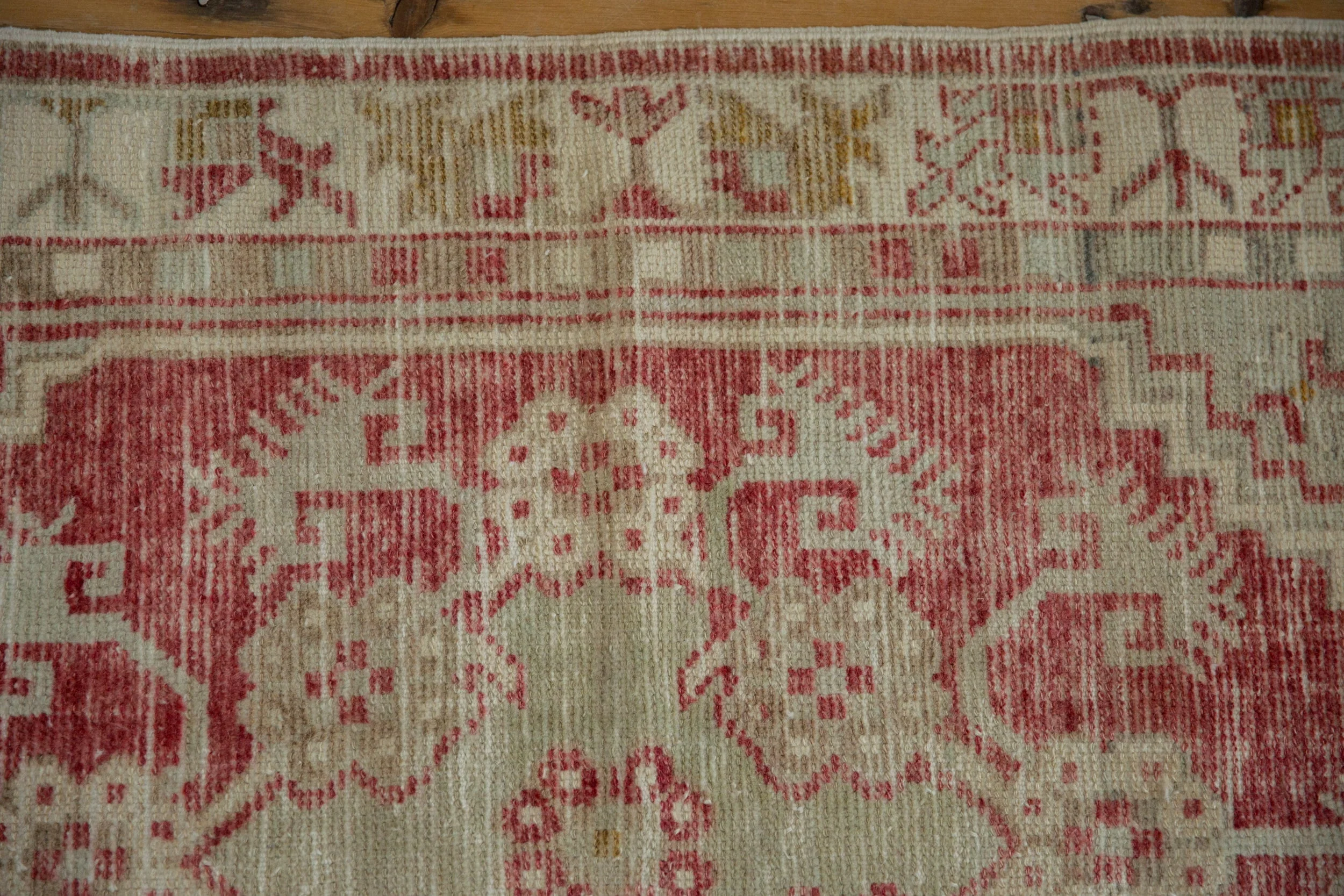 2.5x5 Vintage Distressed Oushak Rug Runner - Image 3