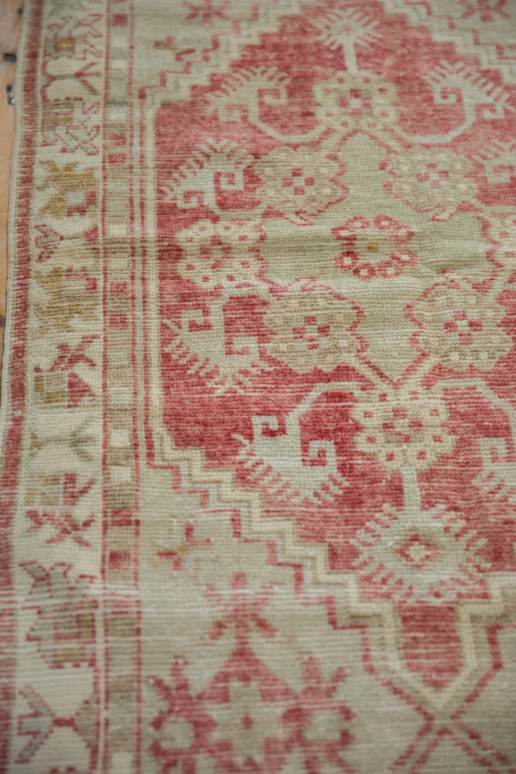 2.5x5 Vintage Distressed Oushak Rug Runner - Image 7