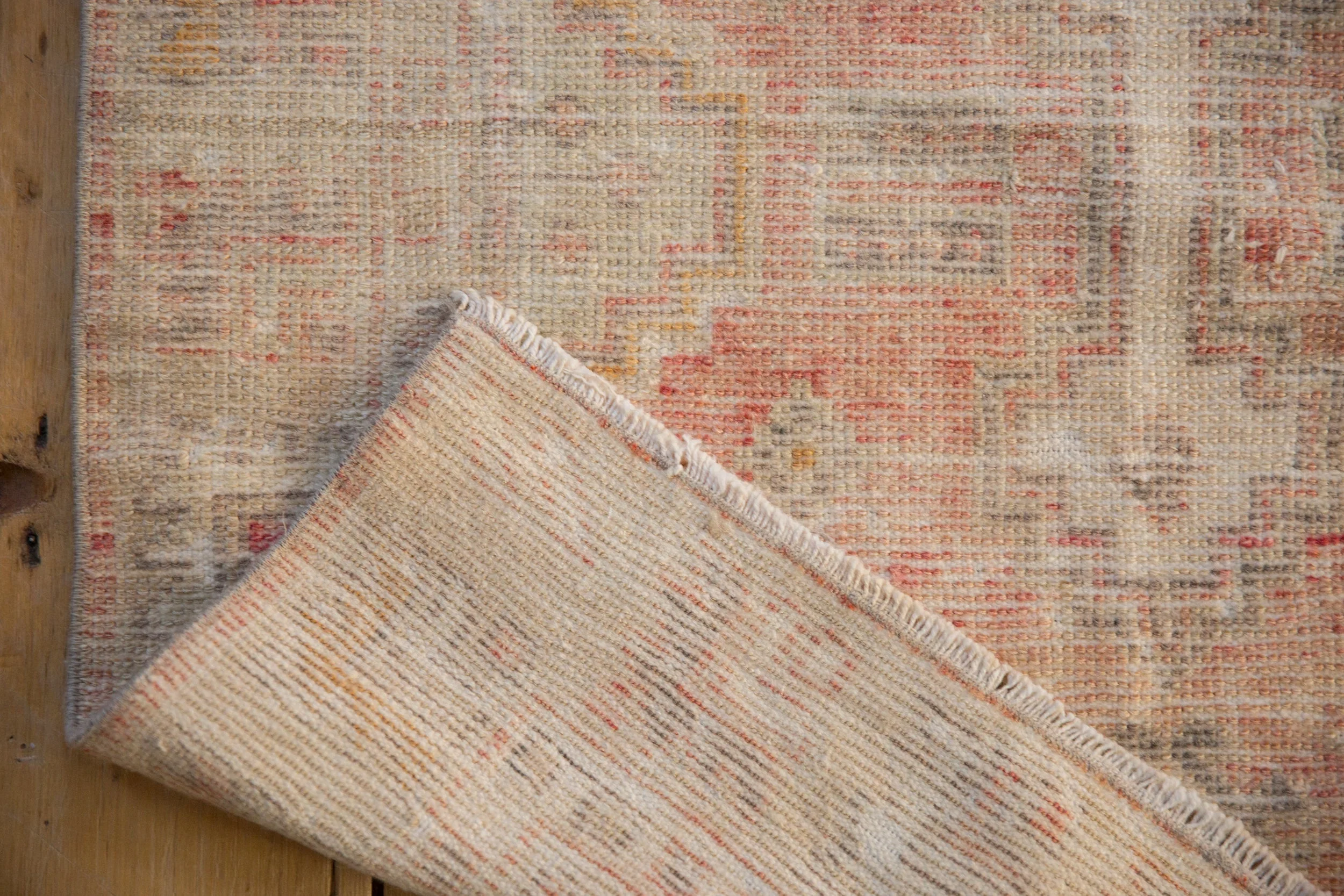 2.5x5 Vintage Distressed Oushak Rug Runner - Image 10