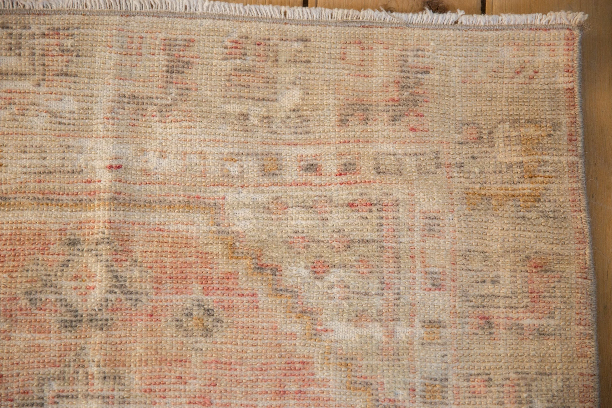 2.5x5 Vintage Distressed Oushak Rug Runner - Image 3