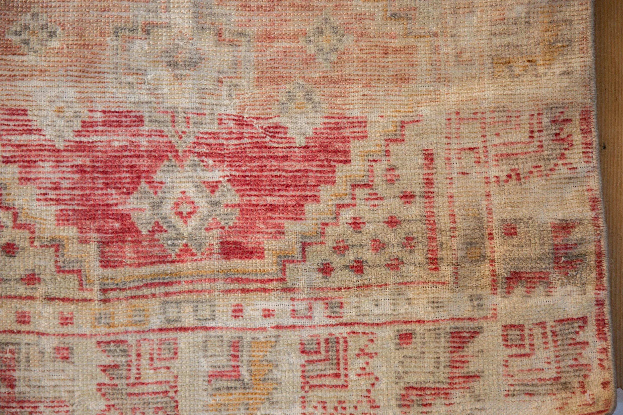 2.5x5 Vintage Distressed Oushak Rug Runner - Image 6