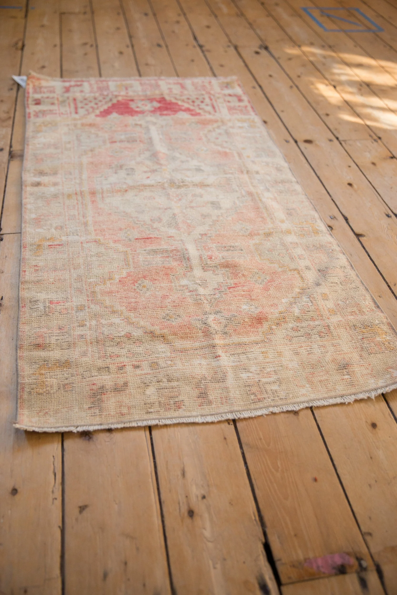 2.5x5 Vintage Distressed Oushak Rug Runner - Image 7