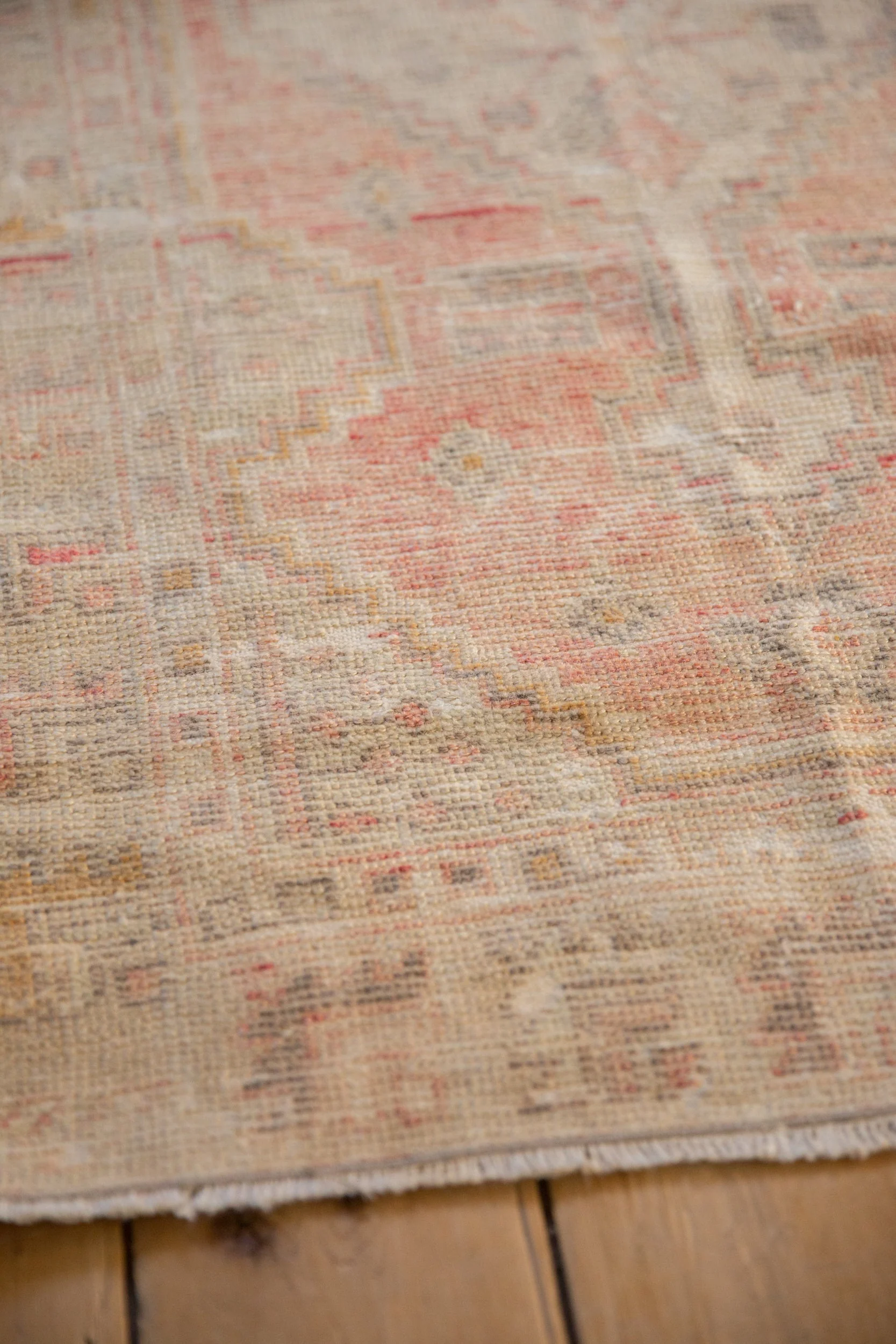 2.5x5 Vintage Distressed Oushak Rug Runner - Image 8