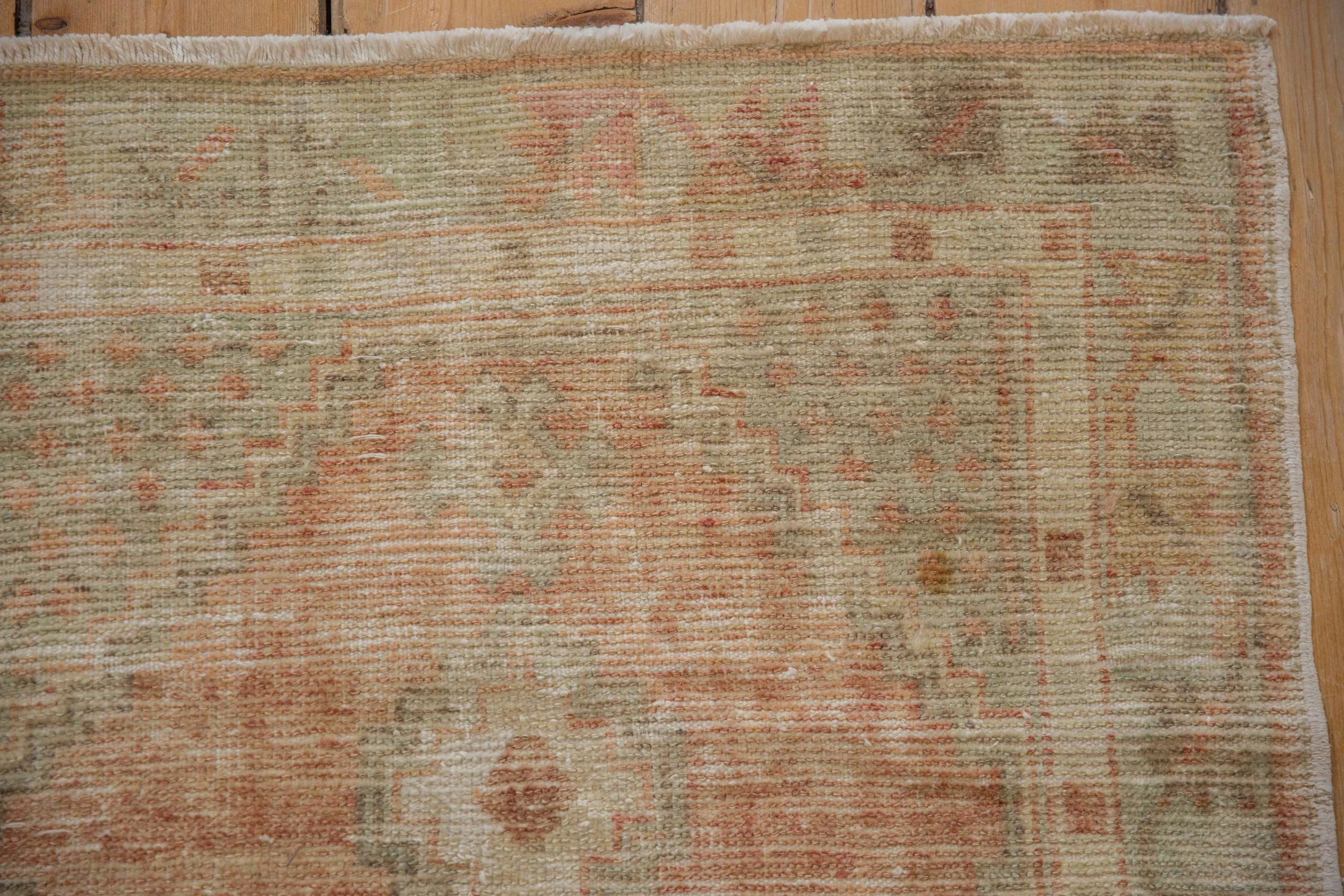2.5x5 Vintage Distressed Oushak Rug Runner - Image 4