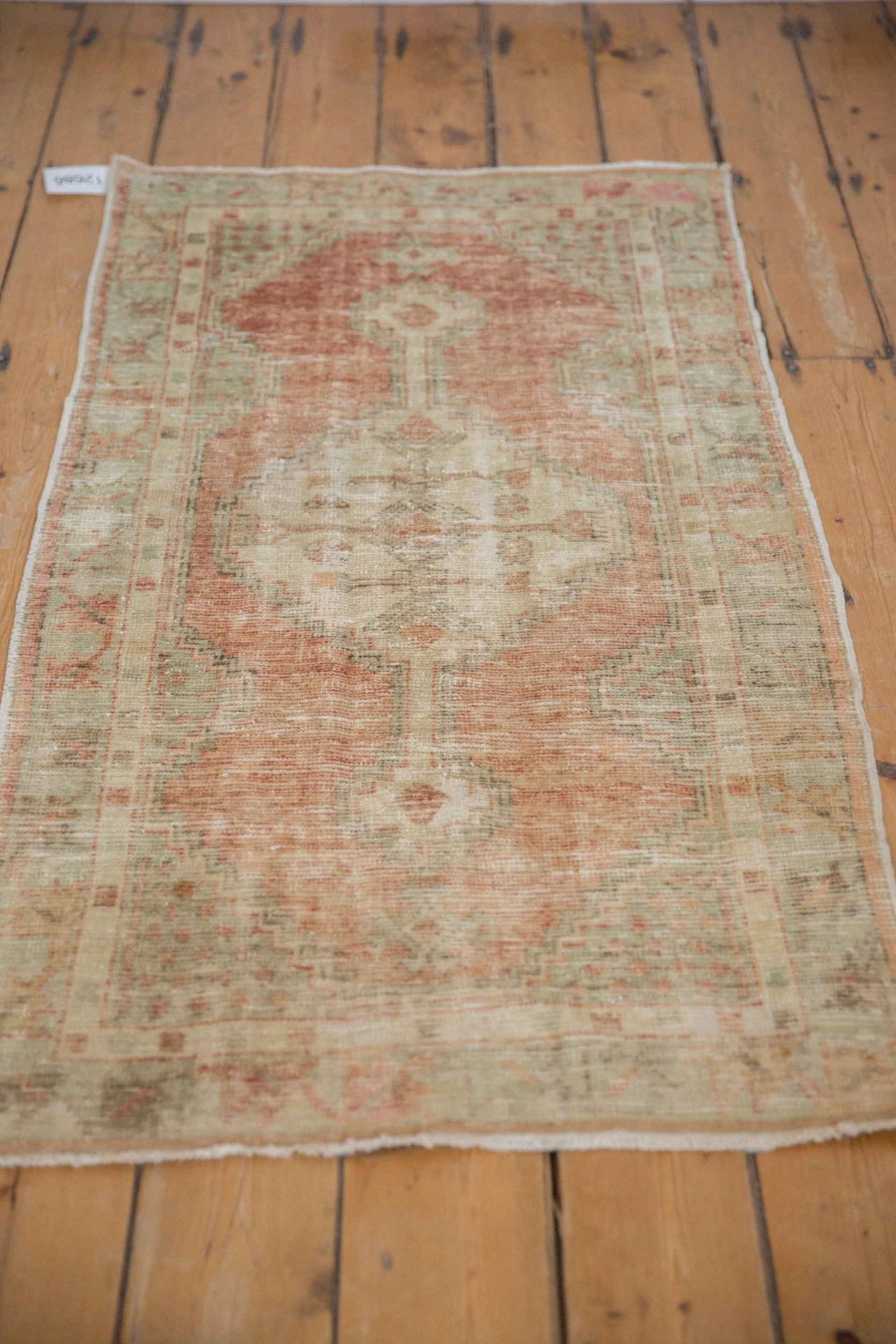 2.5x5 Vintage Distressed Oushak Rug Runner - Image 5