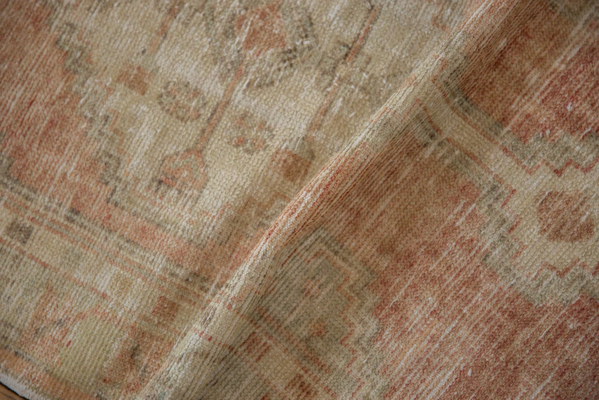 2.5x5 Vintage Distressed Oushak Rug Runner - Image 7