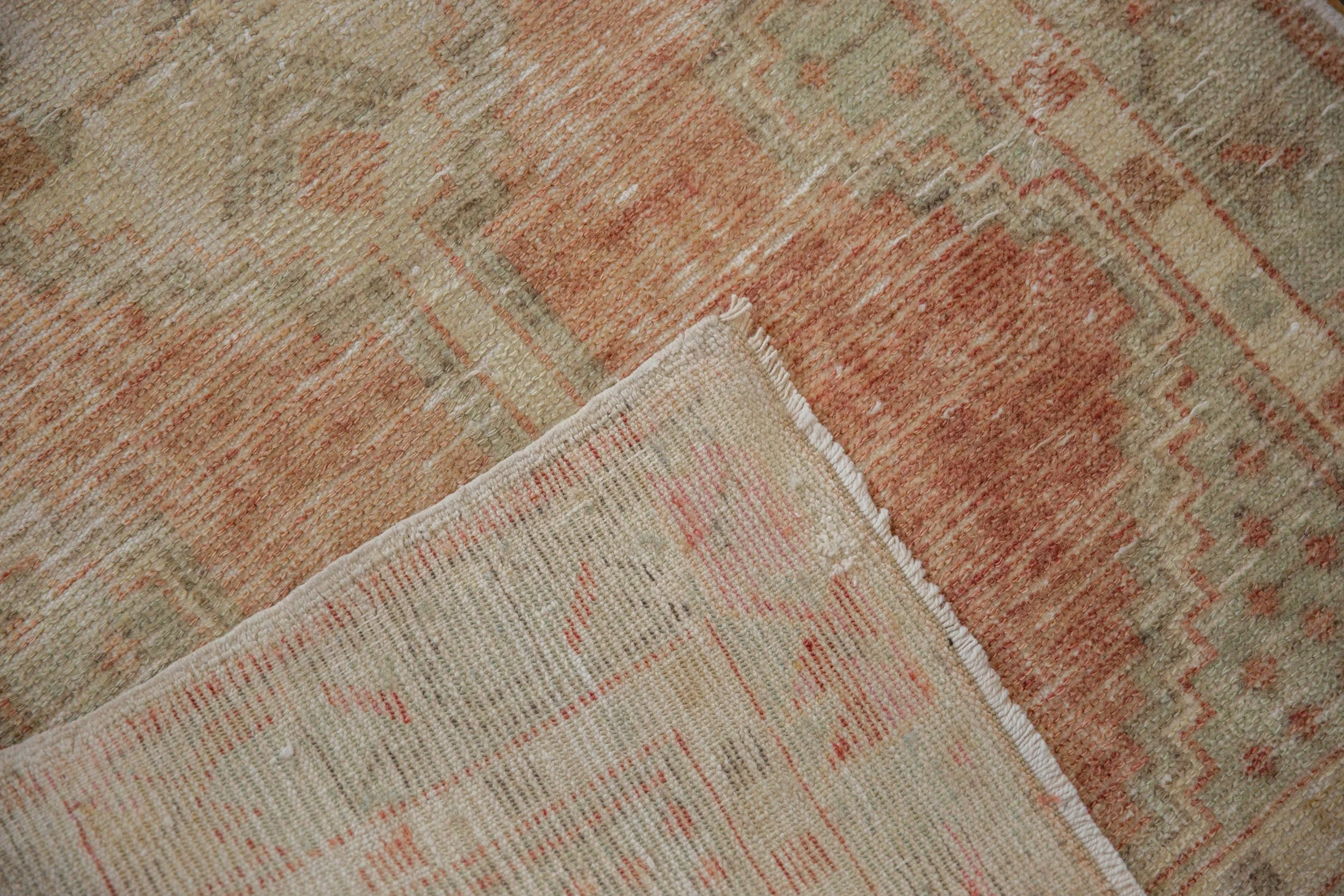 2.5x5 Vintage Distressed Oushak Rug Runner - Image 8