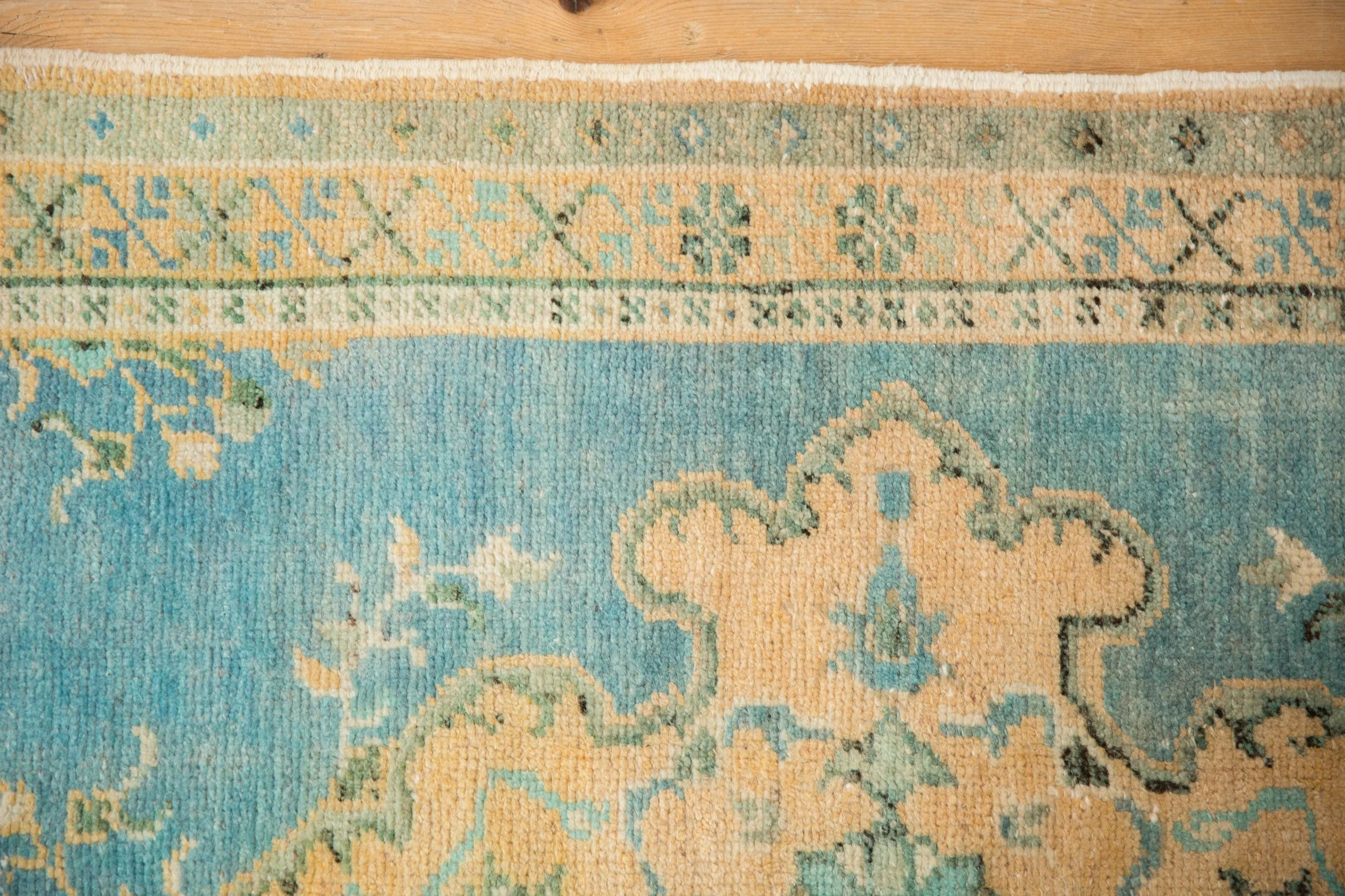 2.5x5 Vintage Distressed Oushak Rug Runner - Image 3