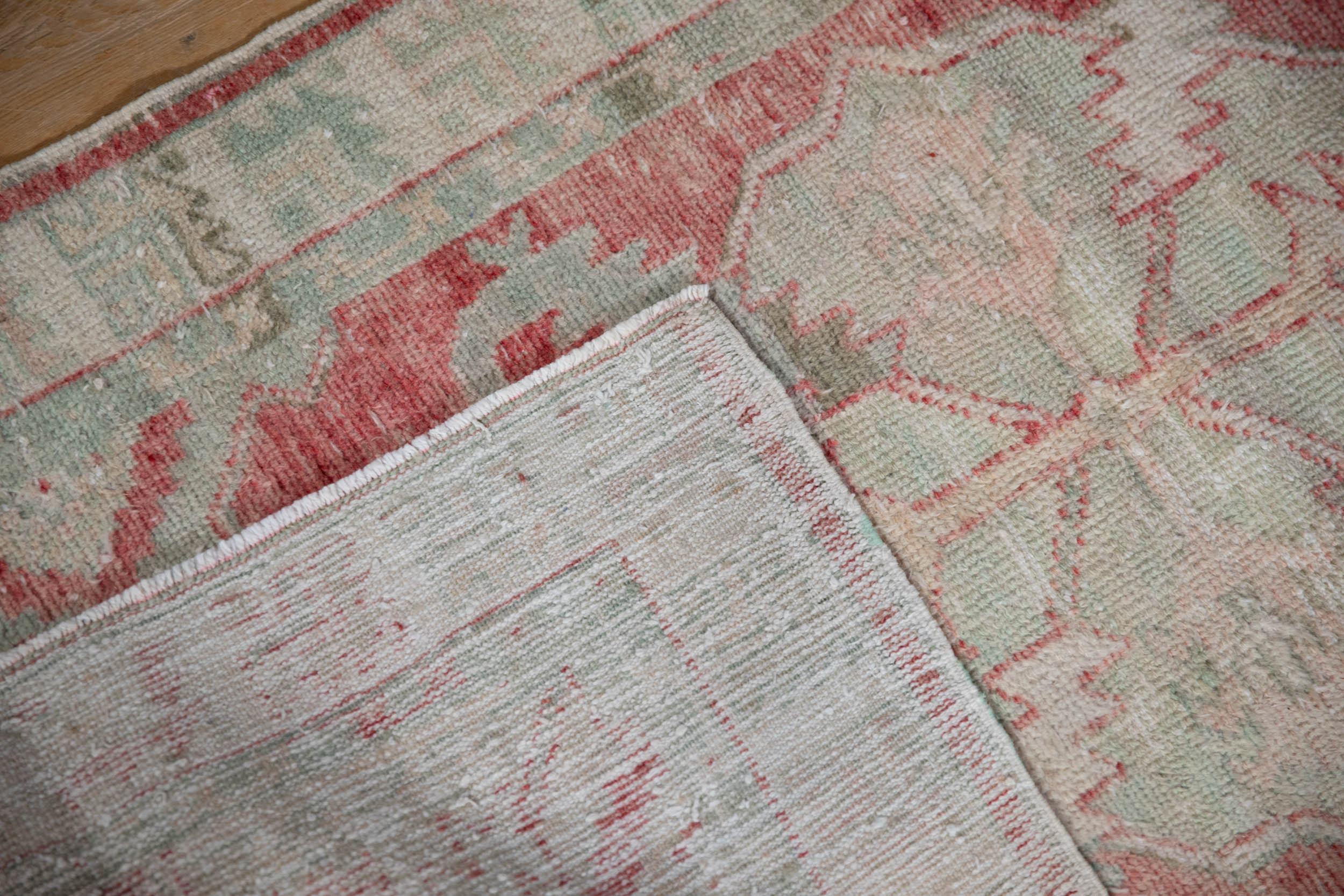 2.5x5 Vintage Distressed Oushak Rug Runner - Image 10