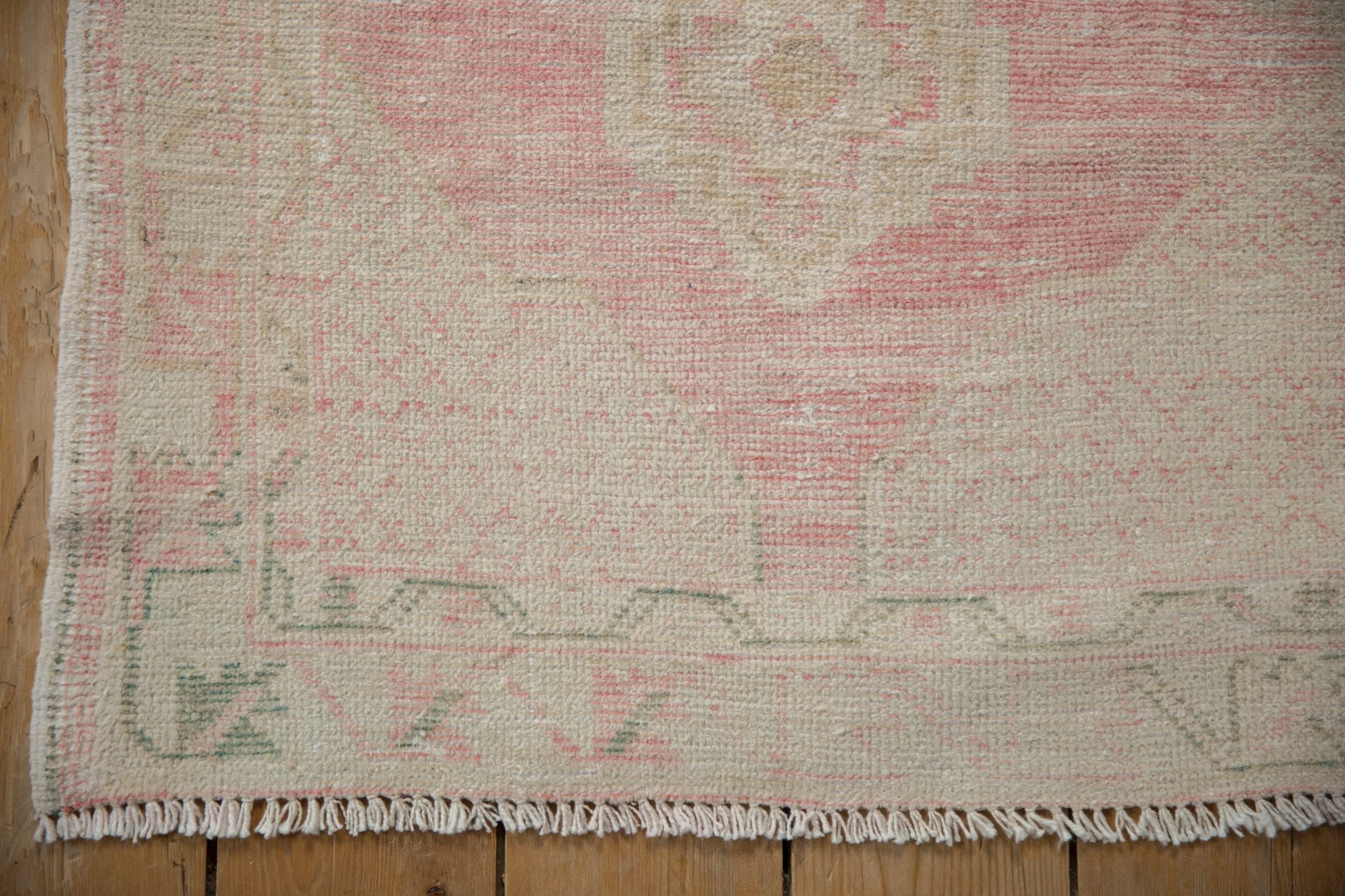 2.5x5 Vintage Distressed Oushak Rug Runner - Image 4