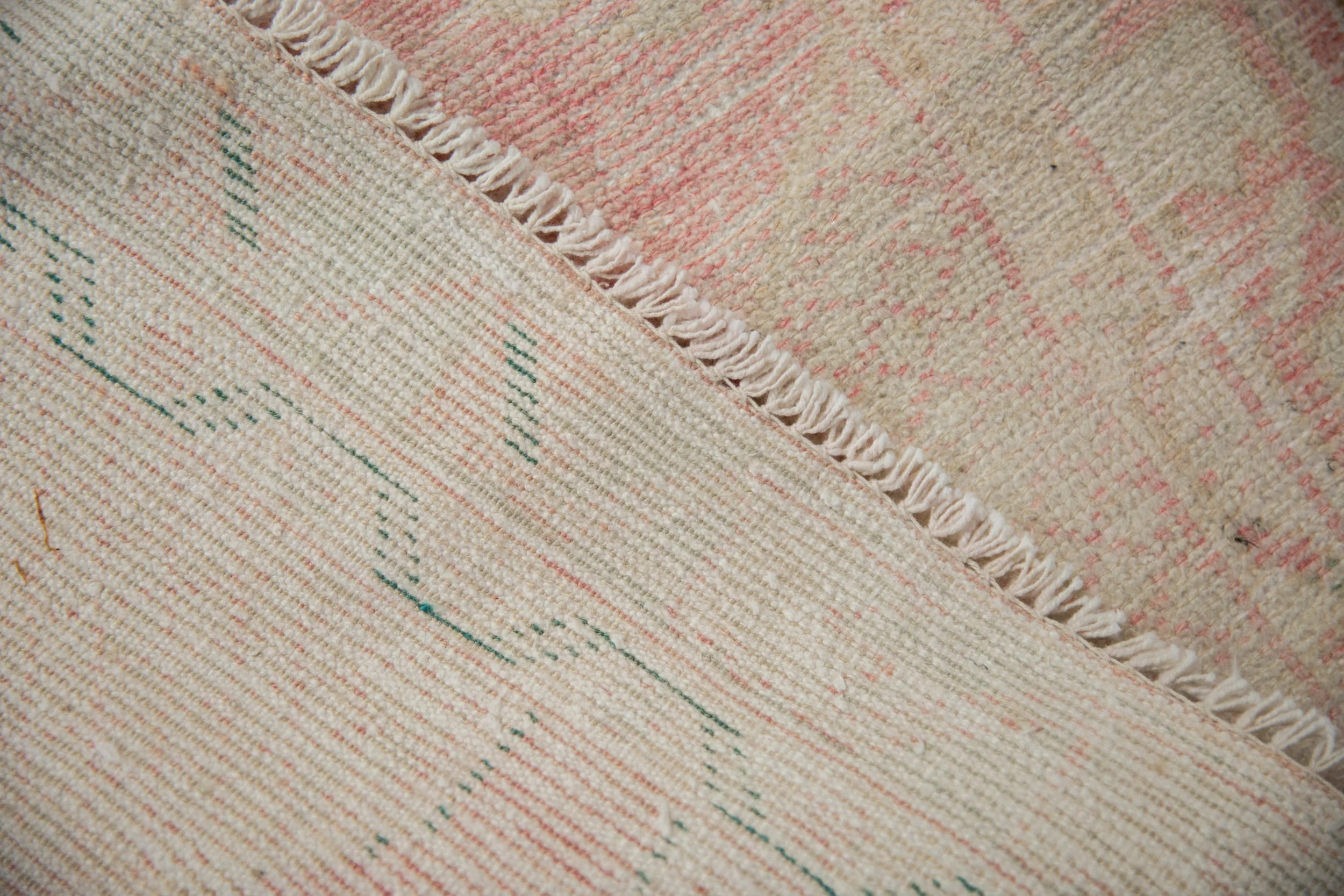 2.5x5 Vintage Distressed Oushak Rug Runner - Image 7