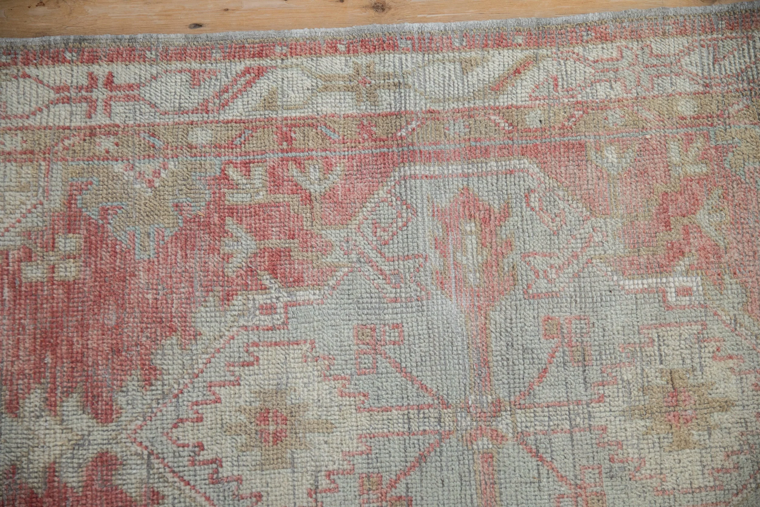 2.5x5 Vintage Distressed Oushak Rug Runner - Image 3