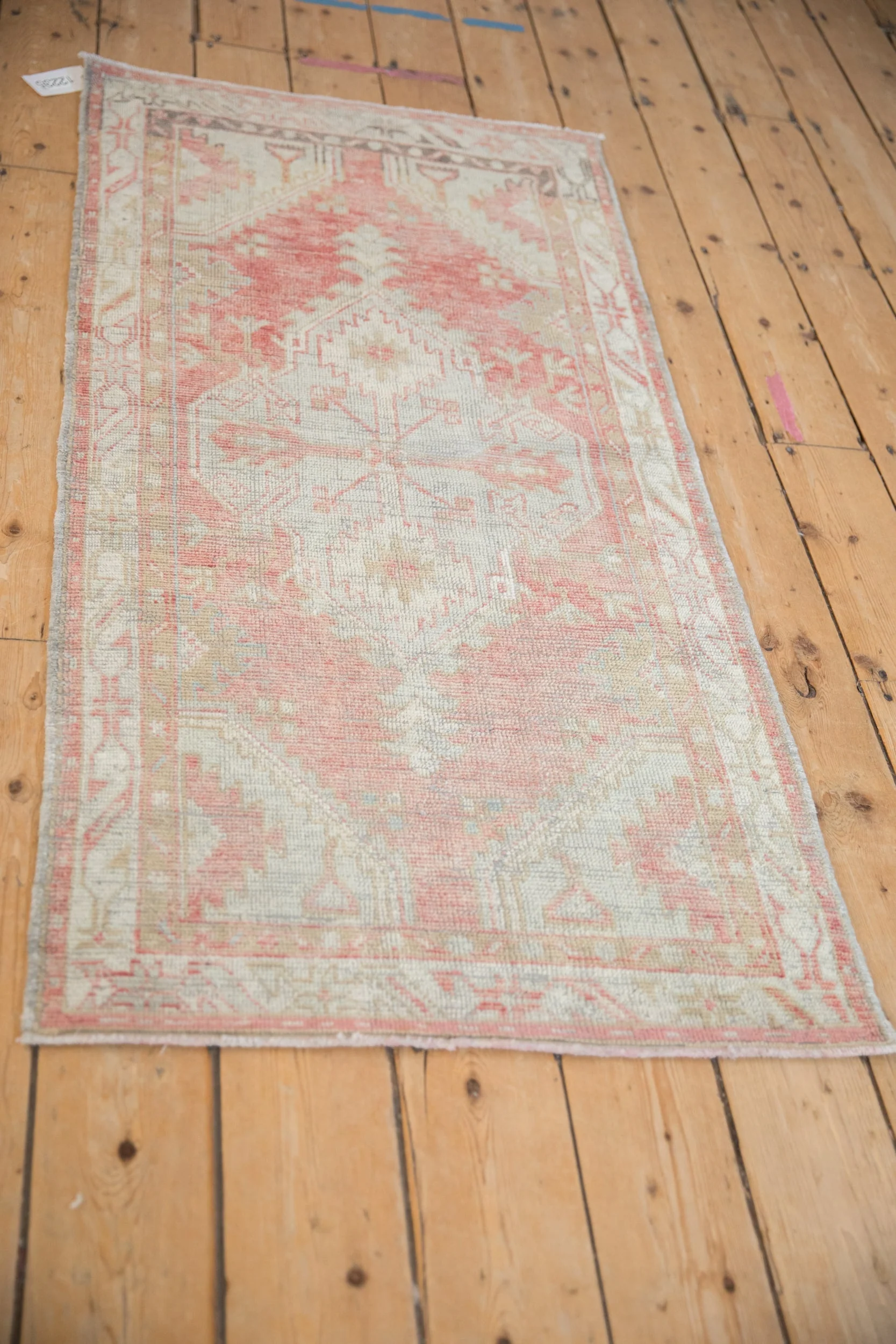 2.5x5 Vintage Distressed Oushak Rug Runner - Image 4