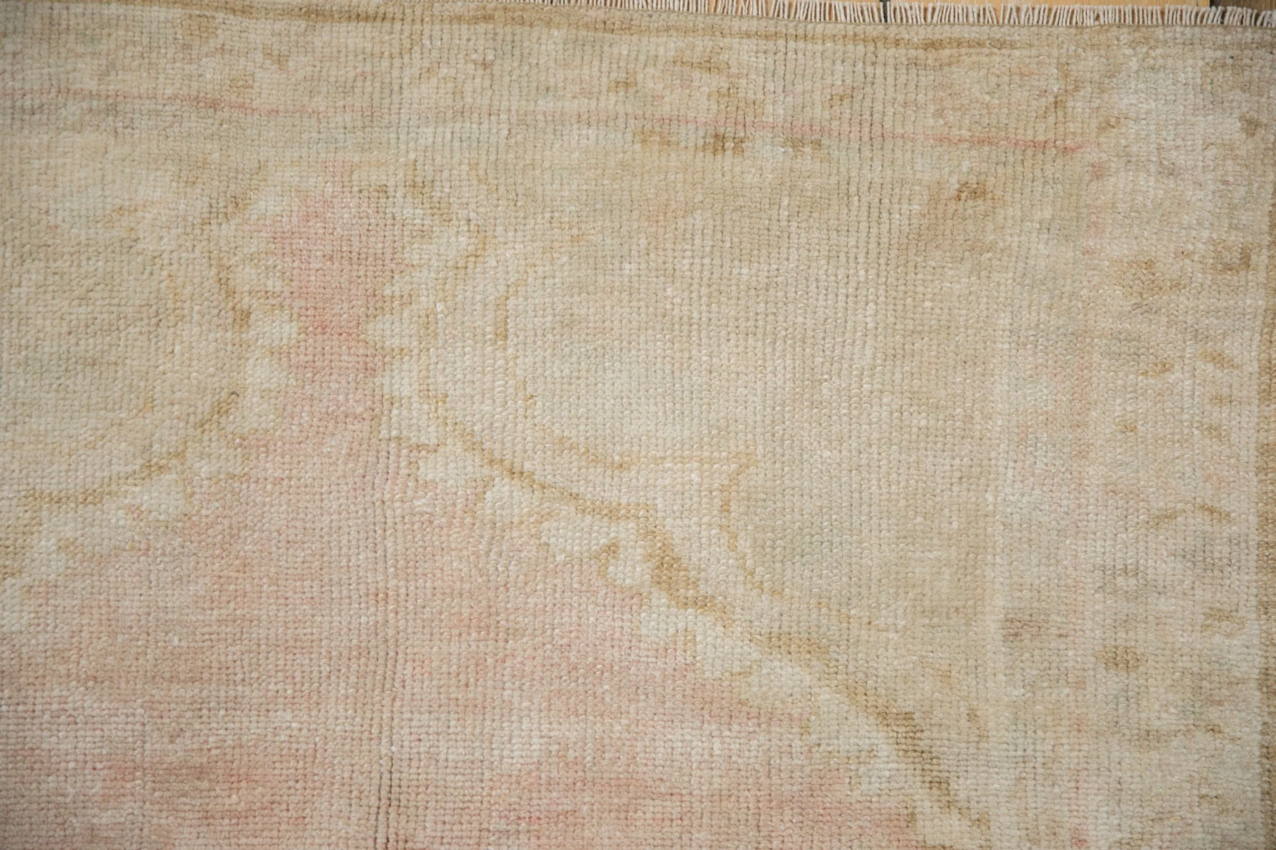 2.5x5 Vintage Distressed Oushak Rug Runner - Image 3