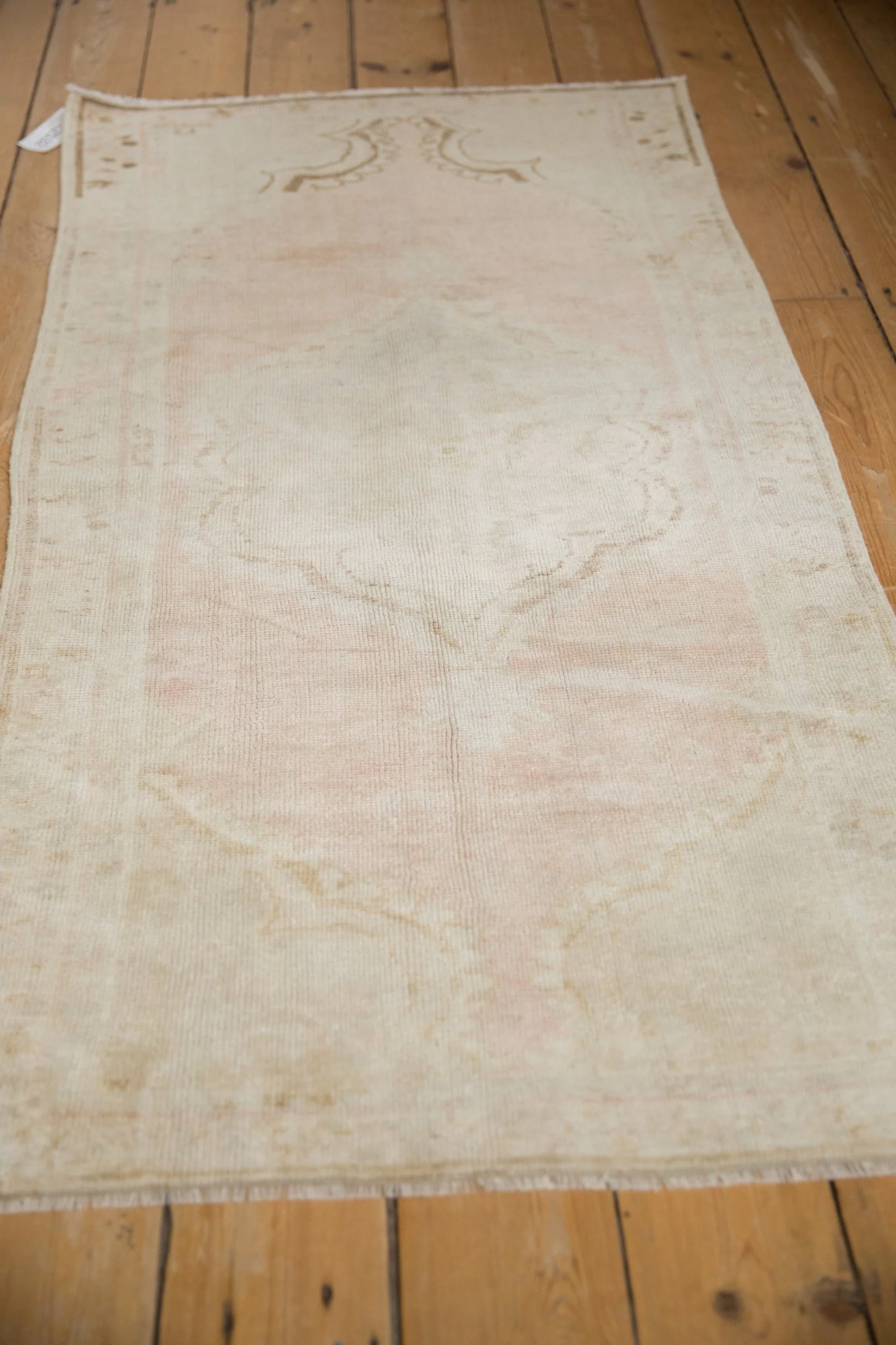 2.5x5 Vintage Distressed Oushak Rug Runner - Image 4
