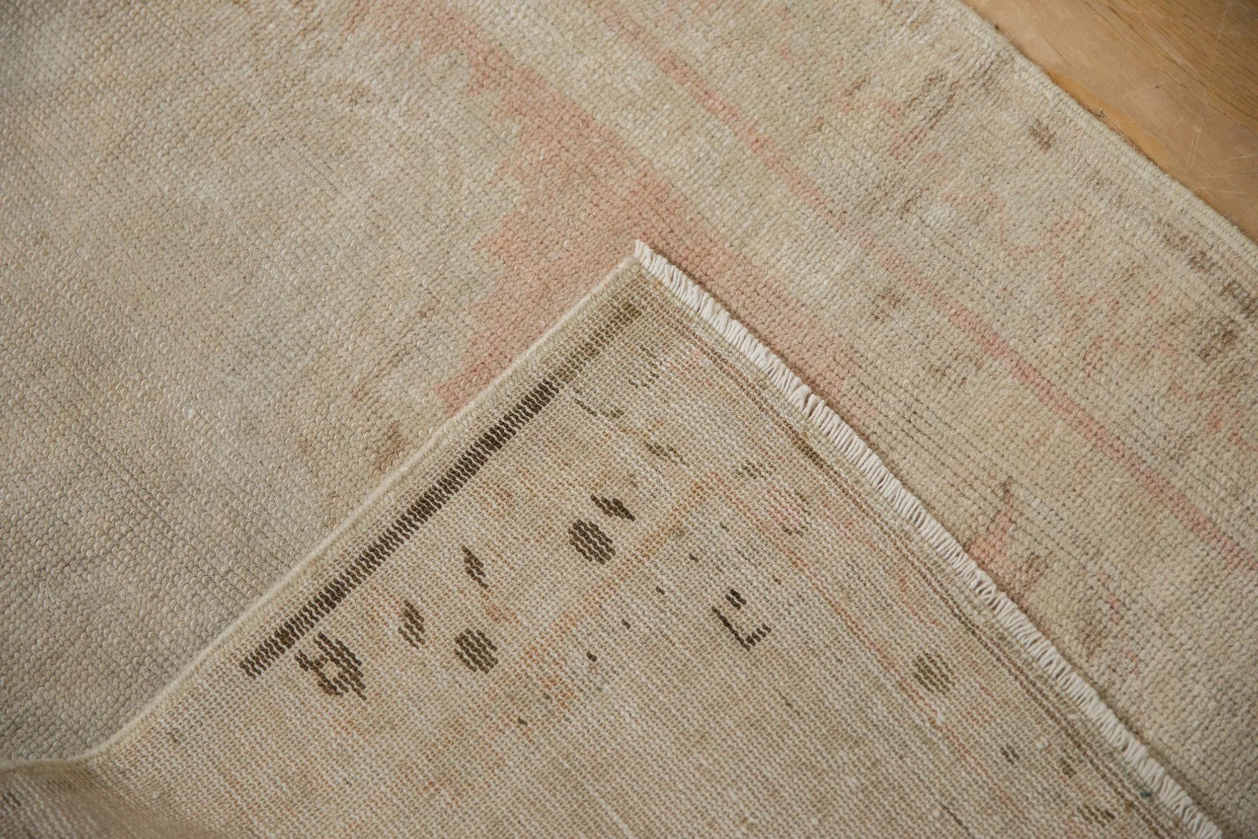 2.5x5 Vintage Distressed Oushak Rug Runner - Image 9