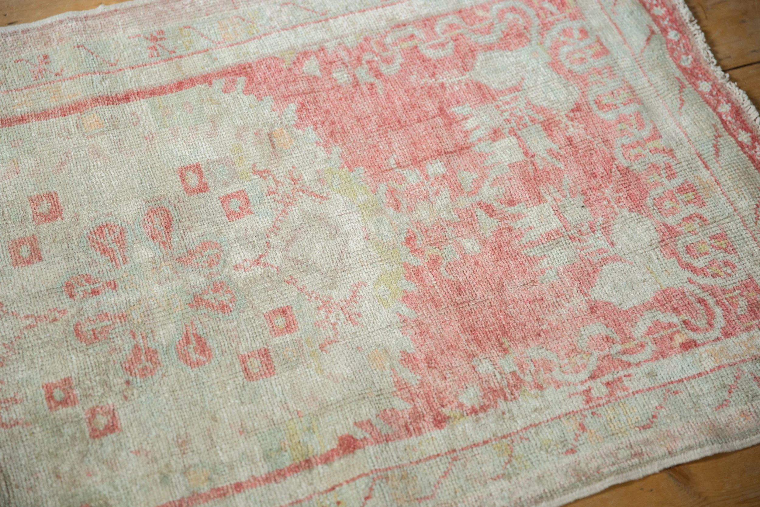 2.5x5 Vintage Distressed Oushak Rug Runner - Image 6