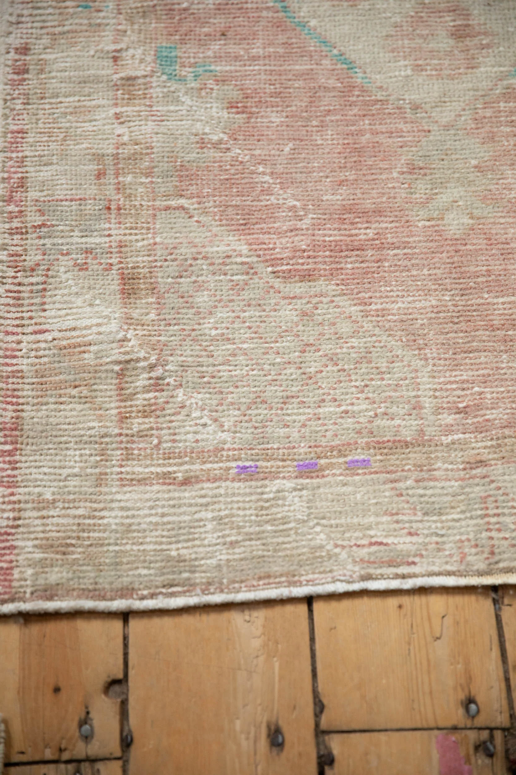 2.5x5 Vintage Distressed Oushak Rug Runner - Image 6