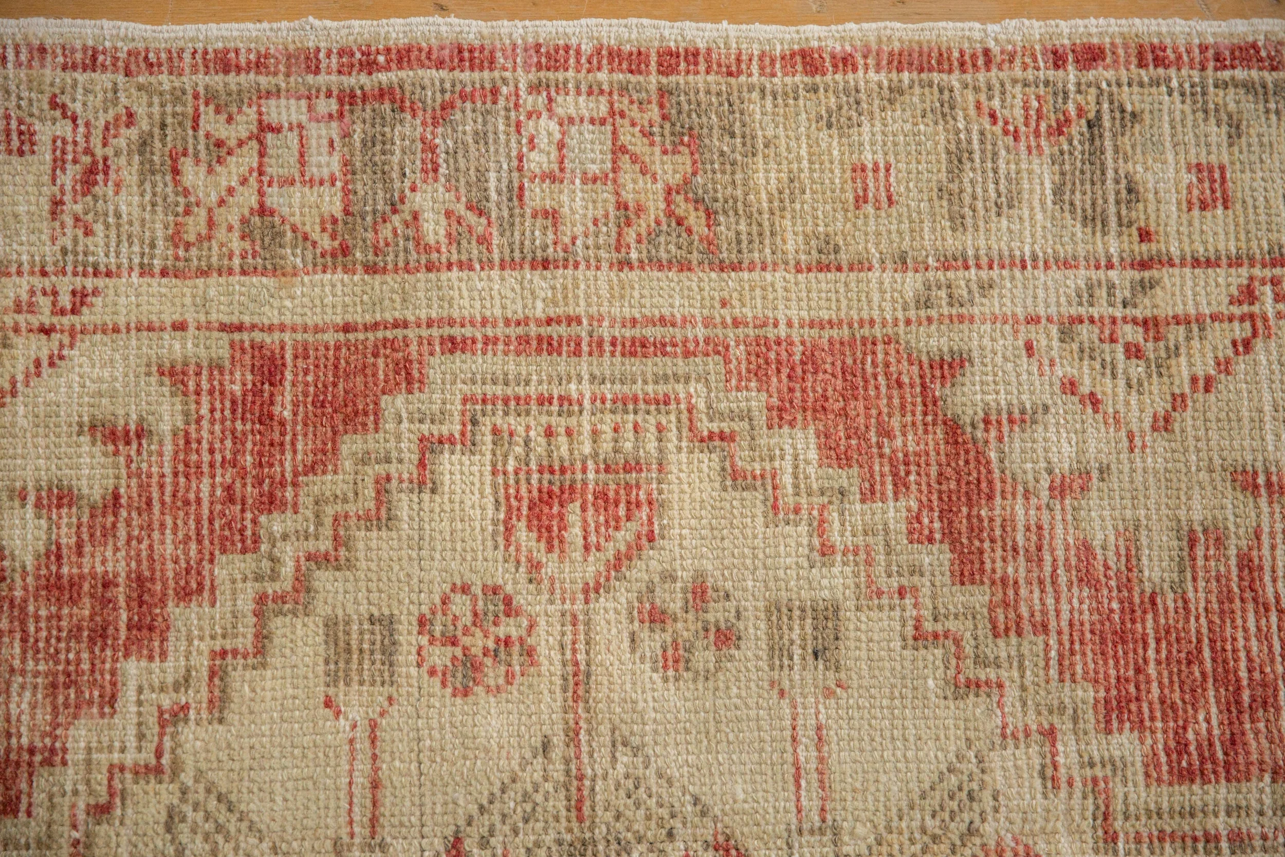 2.5x5 Vintage Distressed Oushak Rug Runner - Image 3