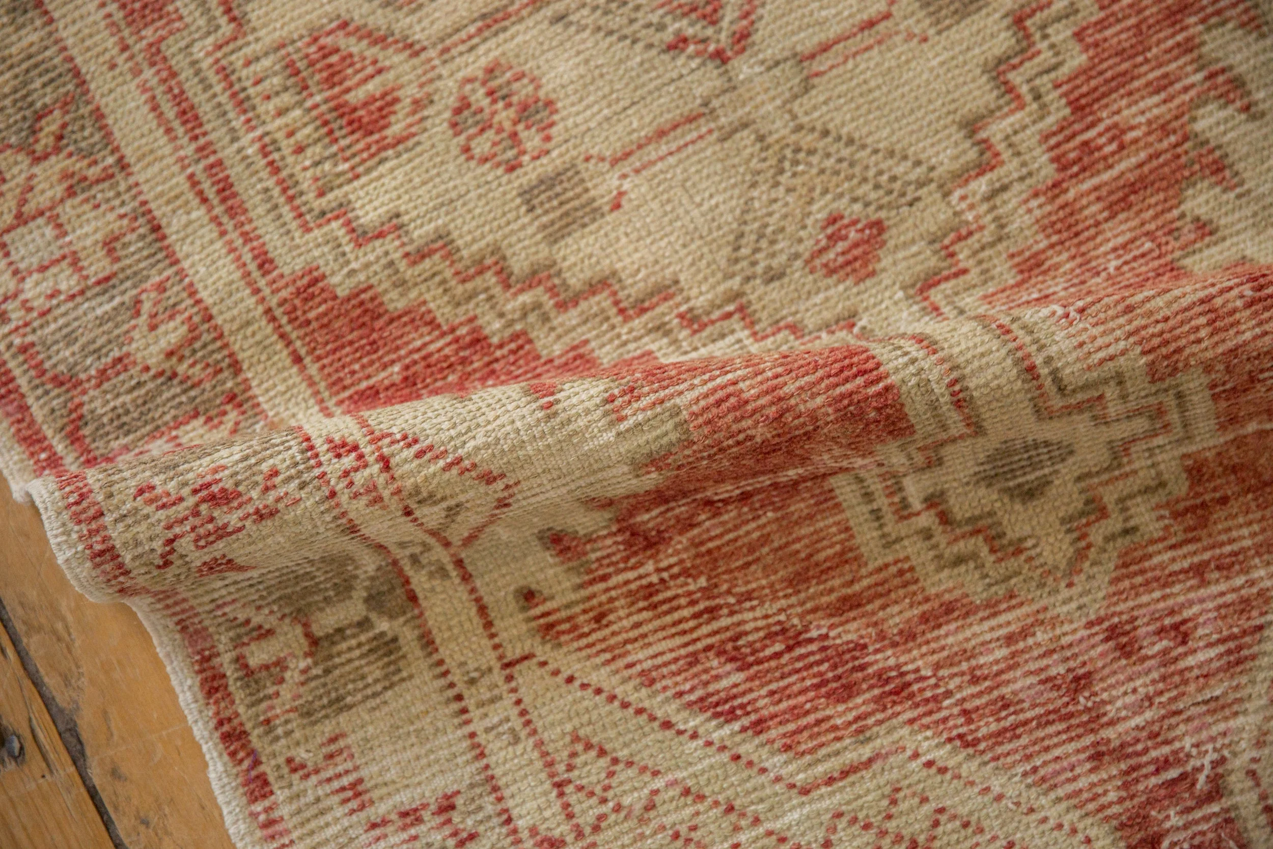 2.5x5 Vintage Distressed Oushak Rug Runner - Image 9