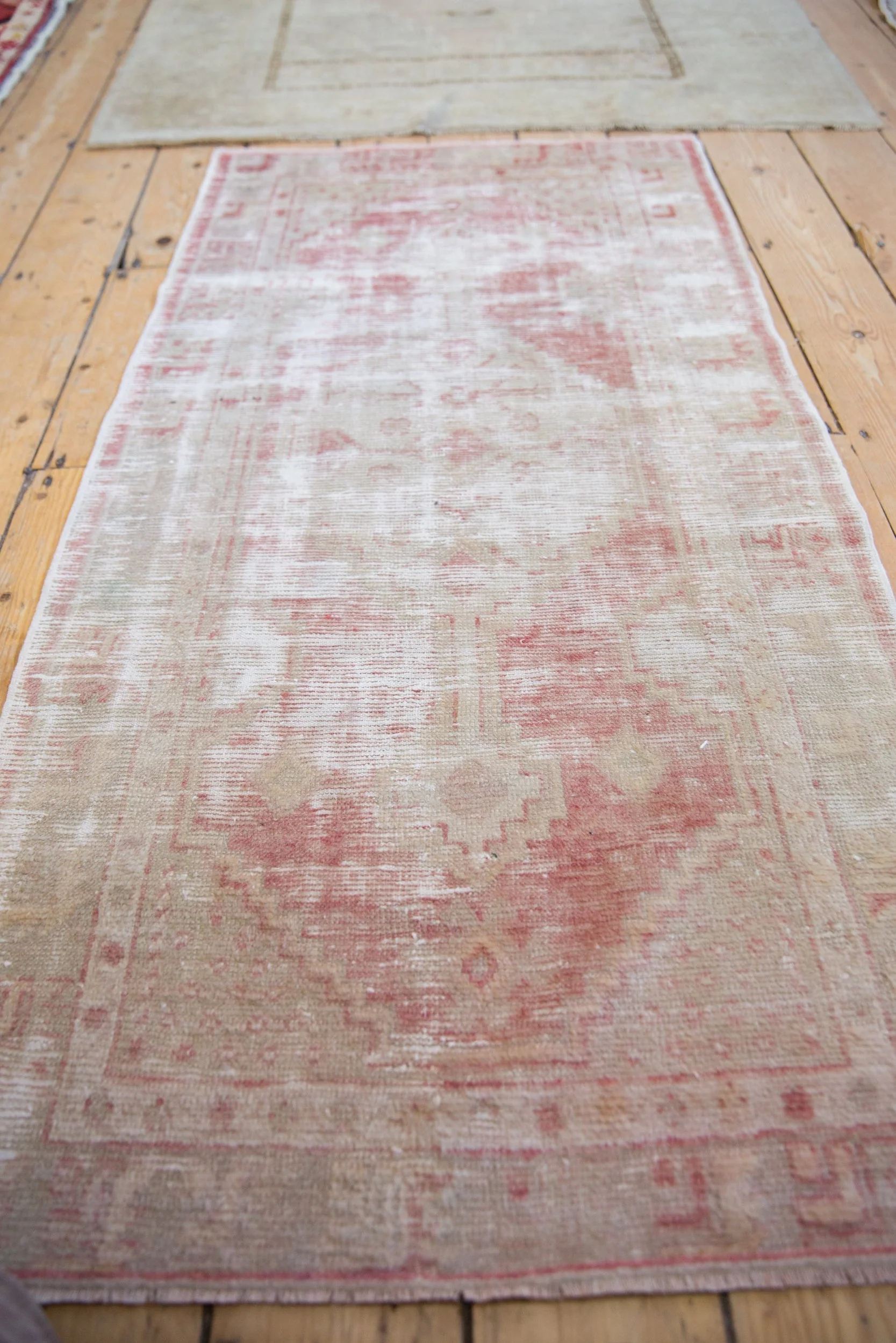2.5x5 Vintage Distressed Oushak Rug Runner - Image 6
