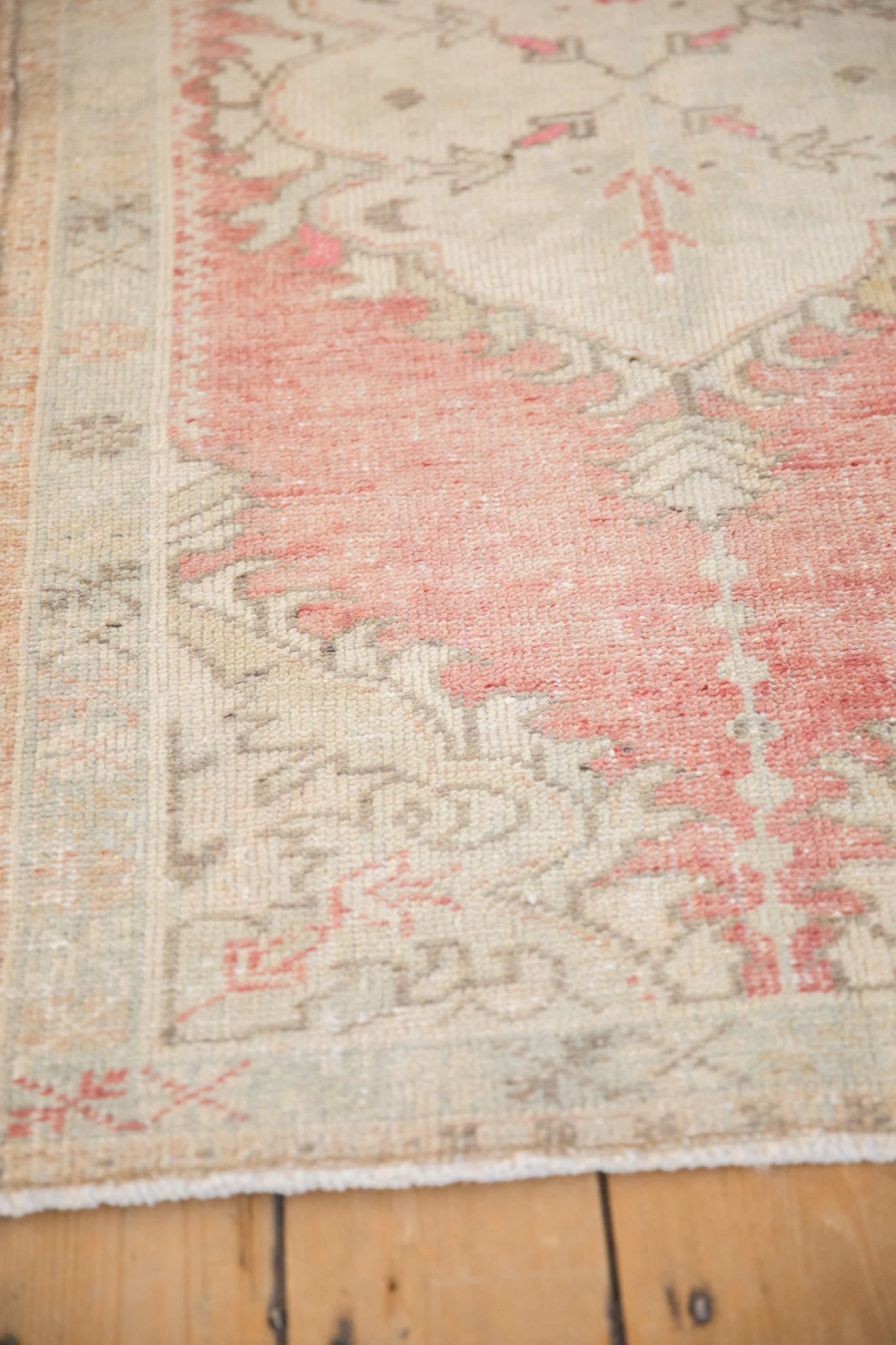 2.5x5 Vintage Distressed Oushak Rug Runner - Image 5