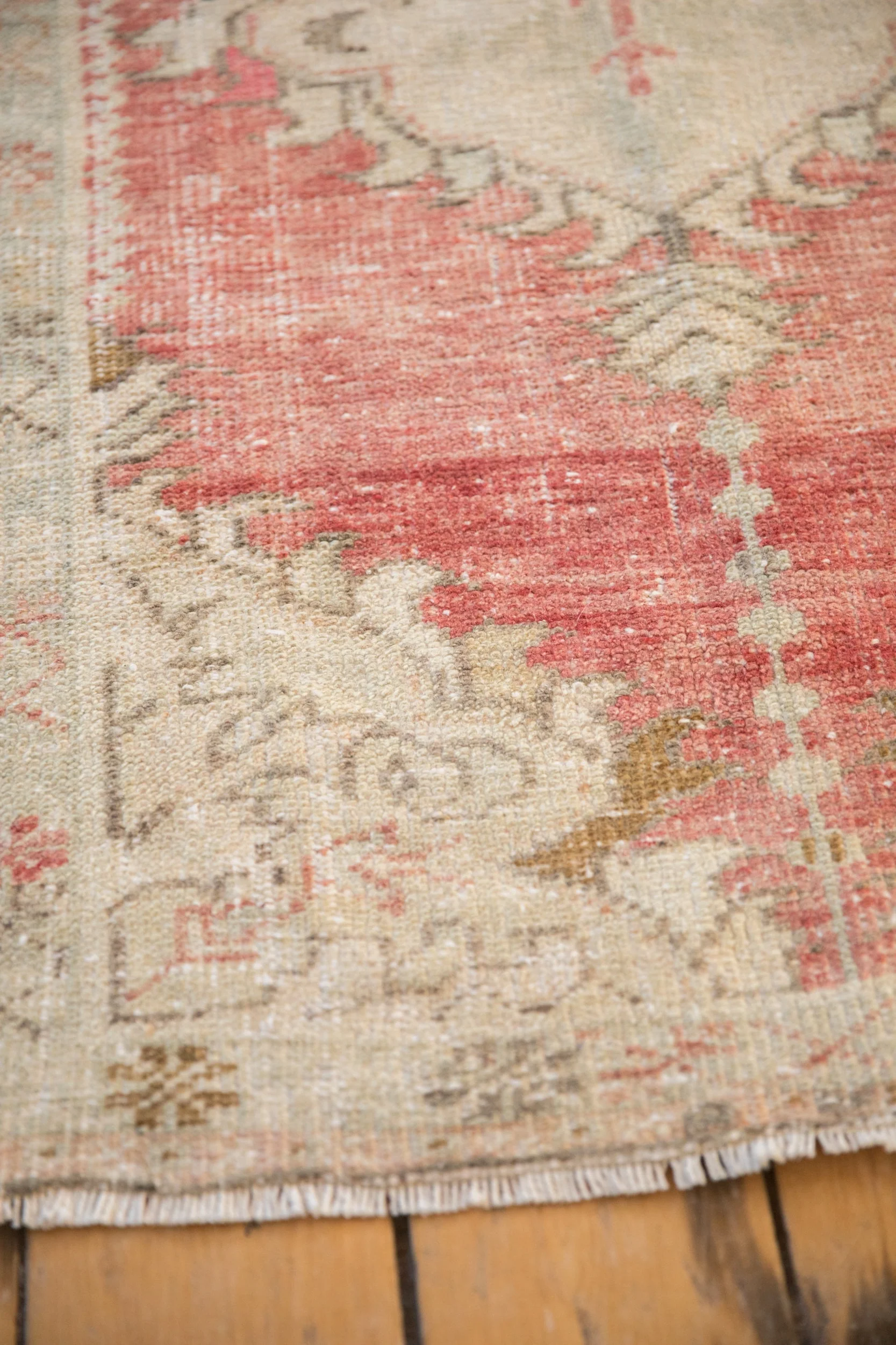 2.5x5 Vintage Distressed Oushak Rug Runner - Image 8