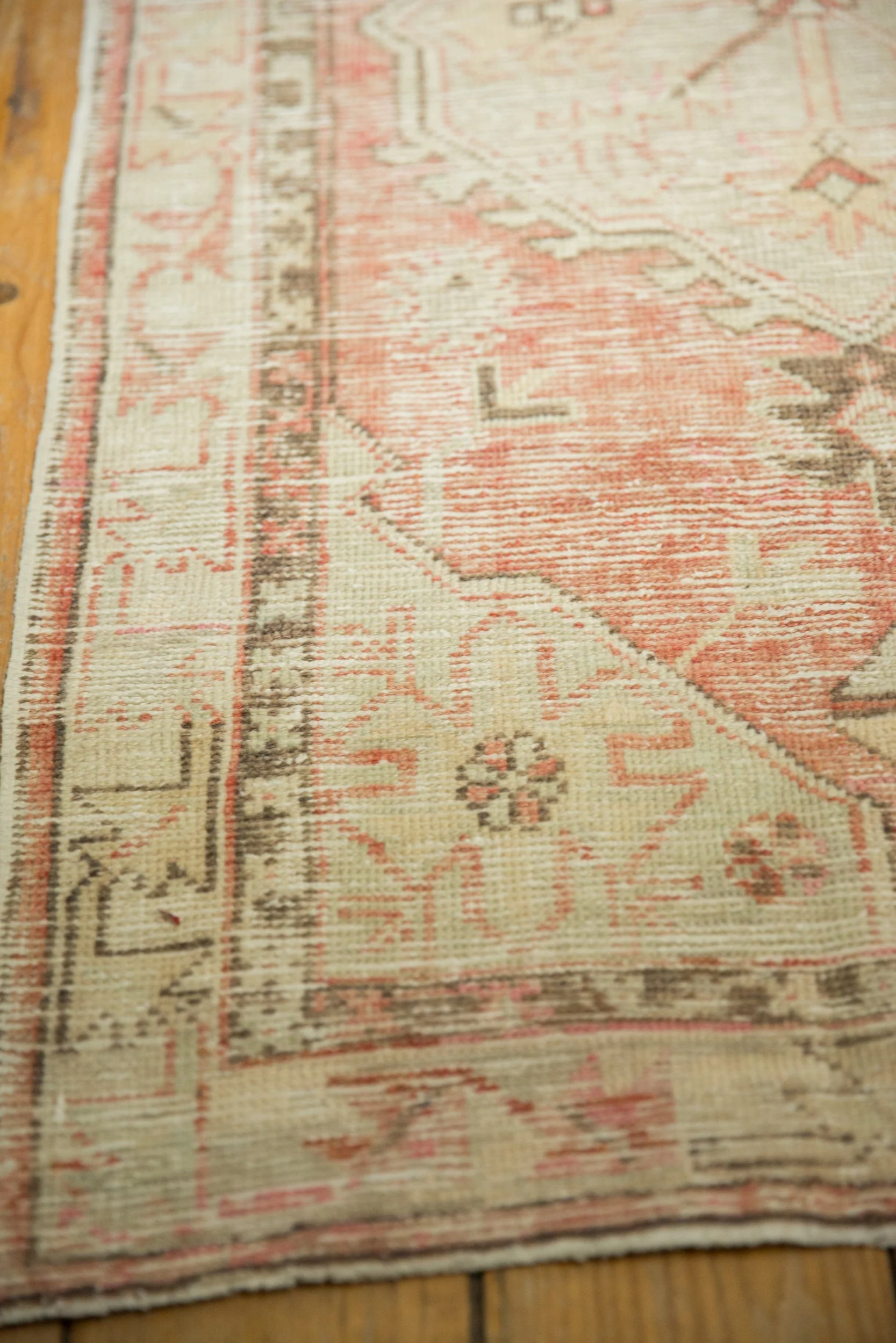 2.5x5 Vintage Distressed Oushak Rug Runner - Image 5